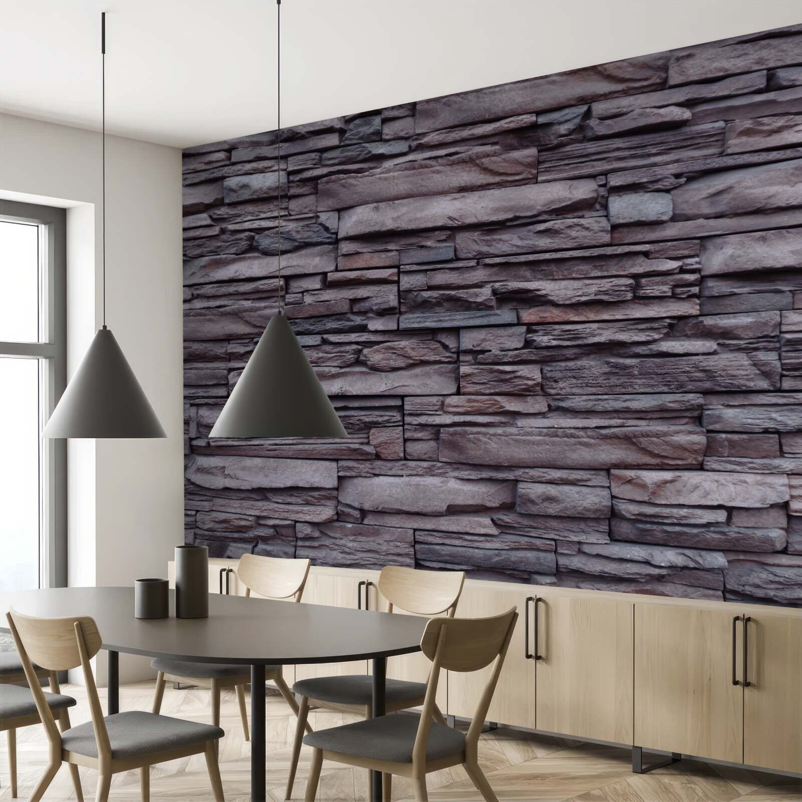 Fotobehang bergketen achtergrond