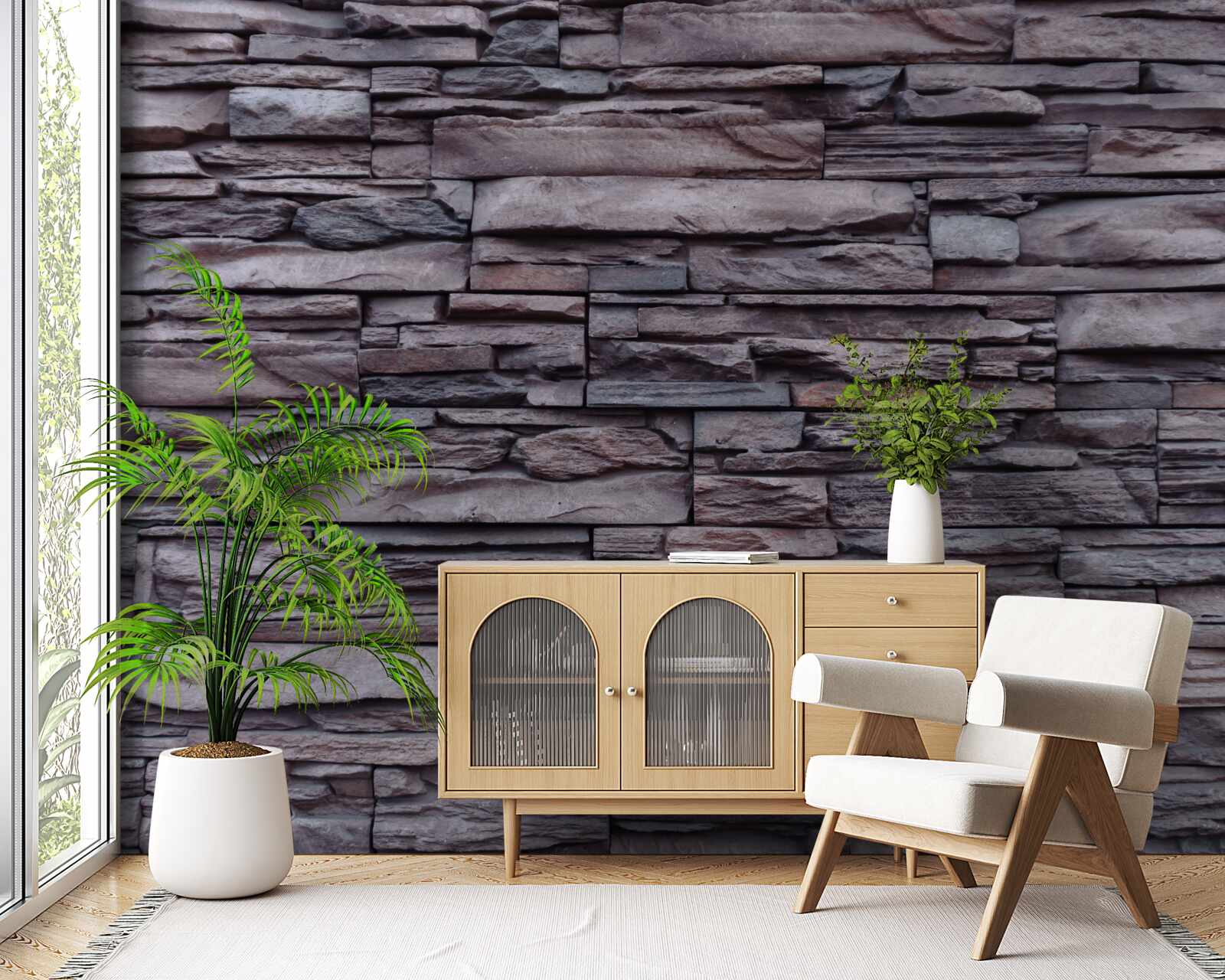 Fotobehang bergketen achtergrond