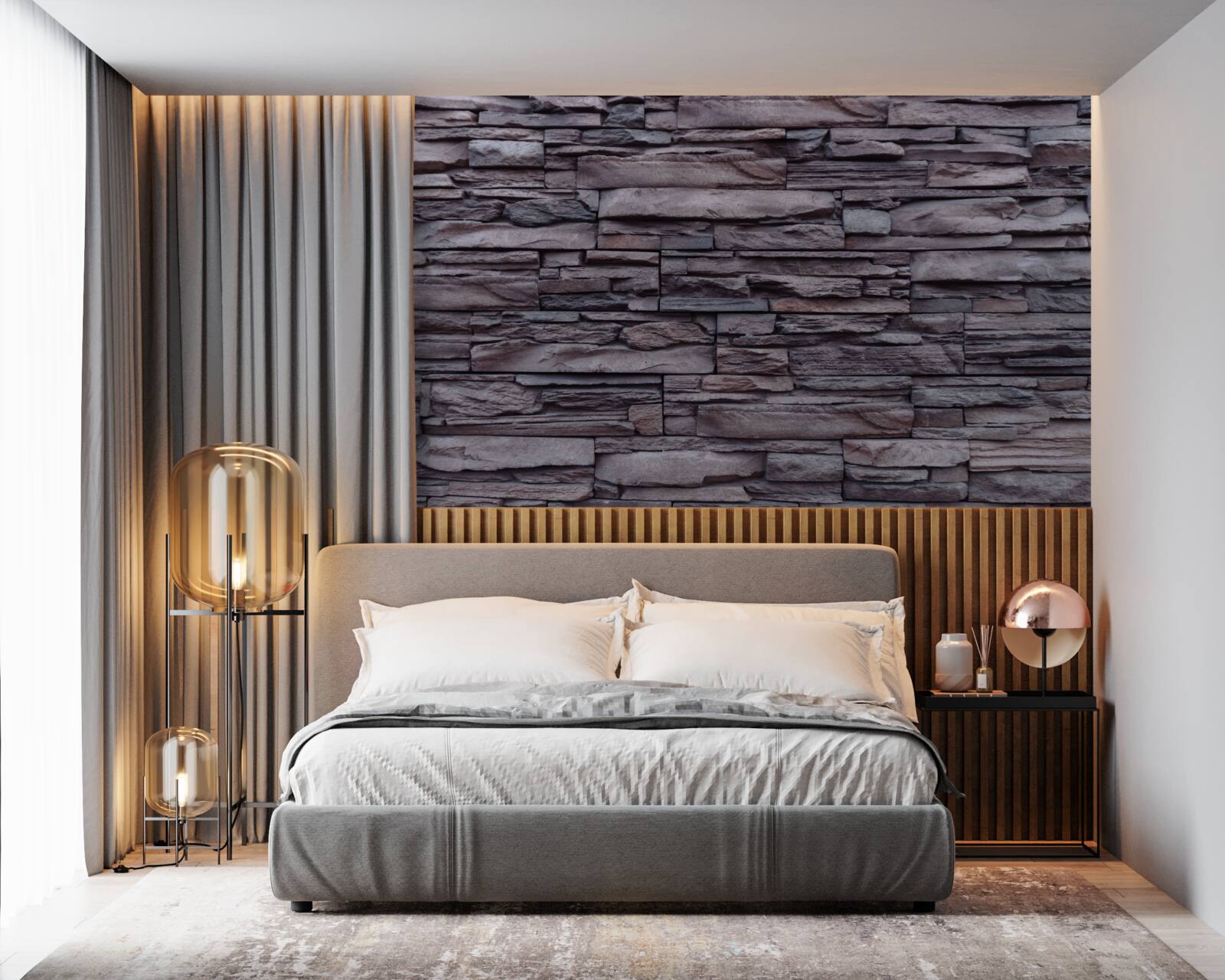 Fotobehang bergketen achtergrond