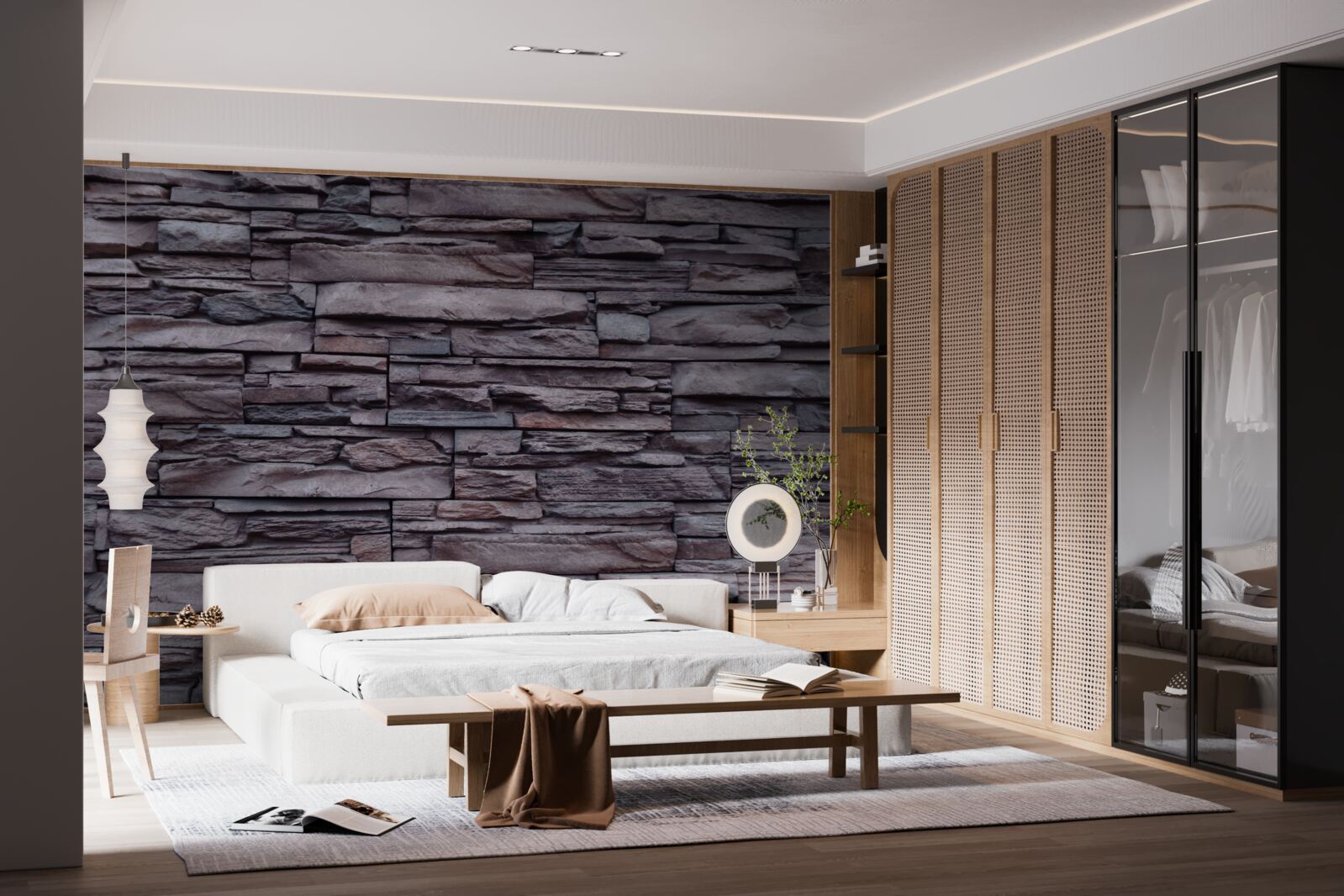 Fotobehang bergketen achtergrond