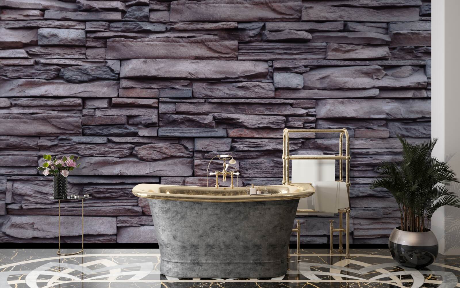 Fotobehang bergketen achtergrond