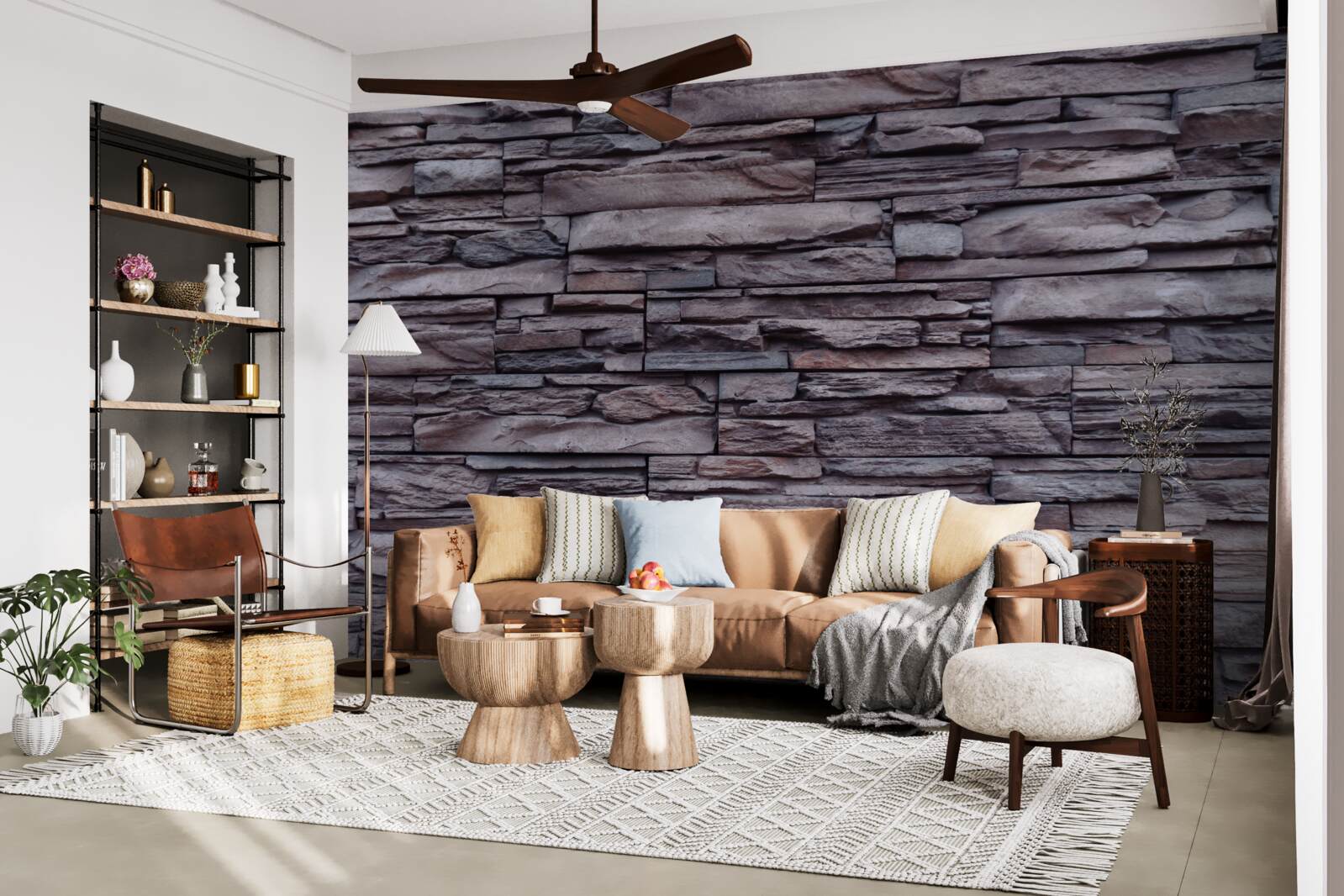 Fotobehang bergketen achtergrond