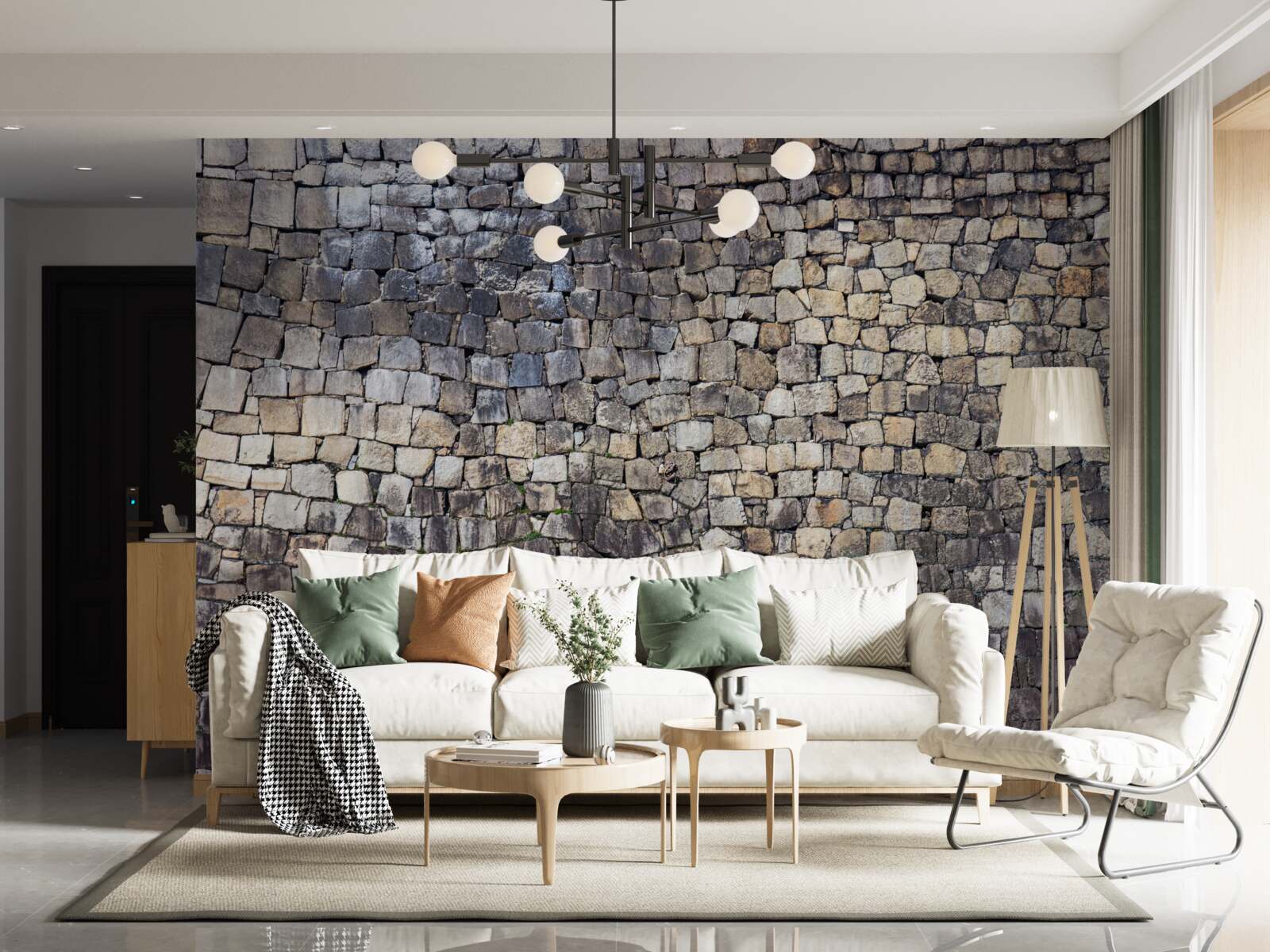 Fotobehang Middeleeuwse muur van oude steen