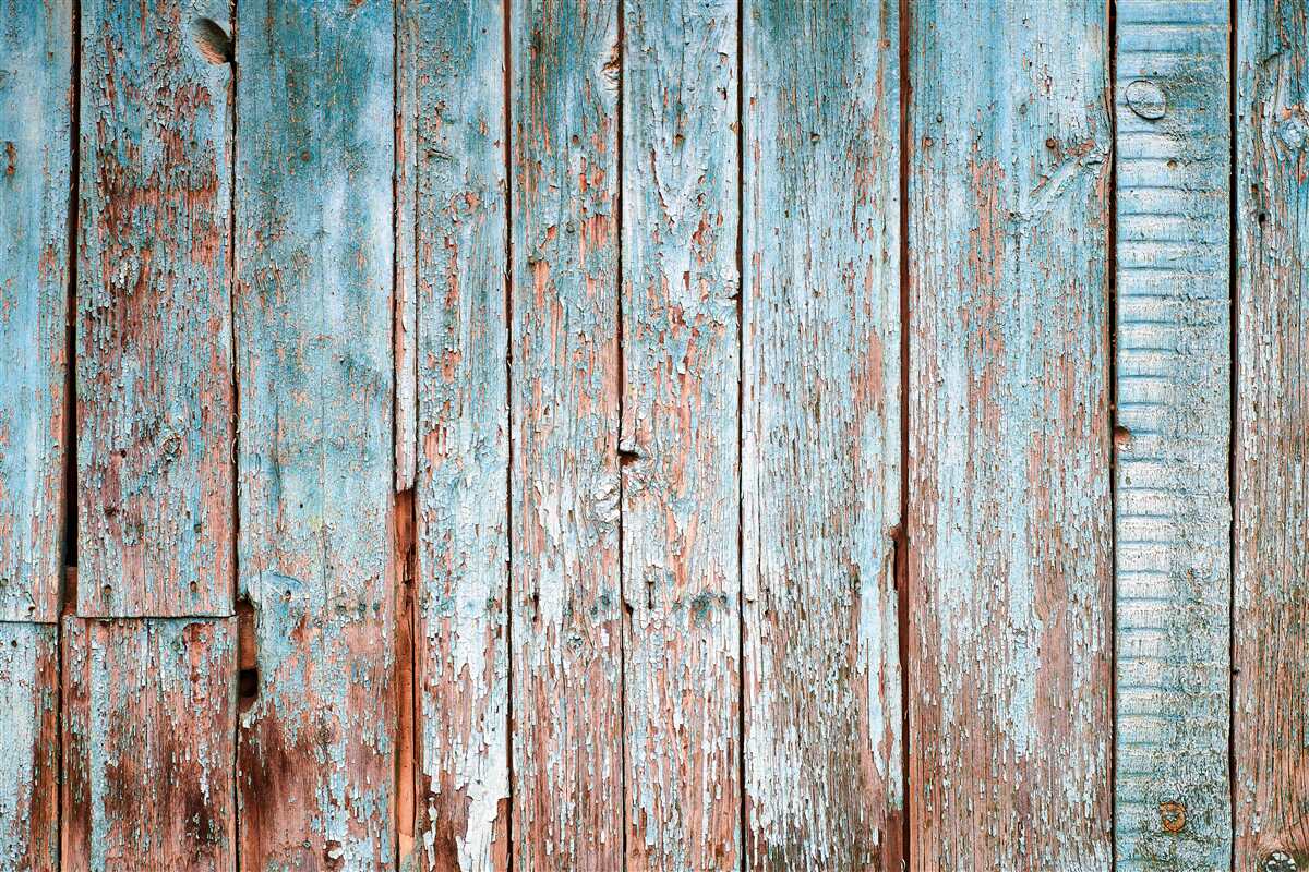 Fotobehang achtergrond van oude balken in grijs- en blauwtinten