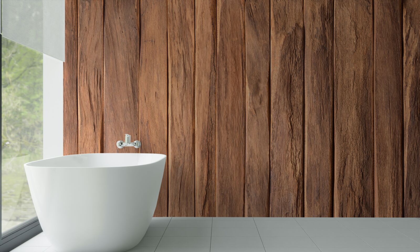 Fotobehang houten plank met structuur