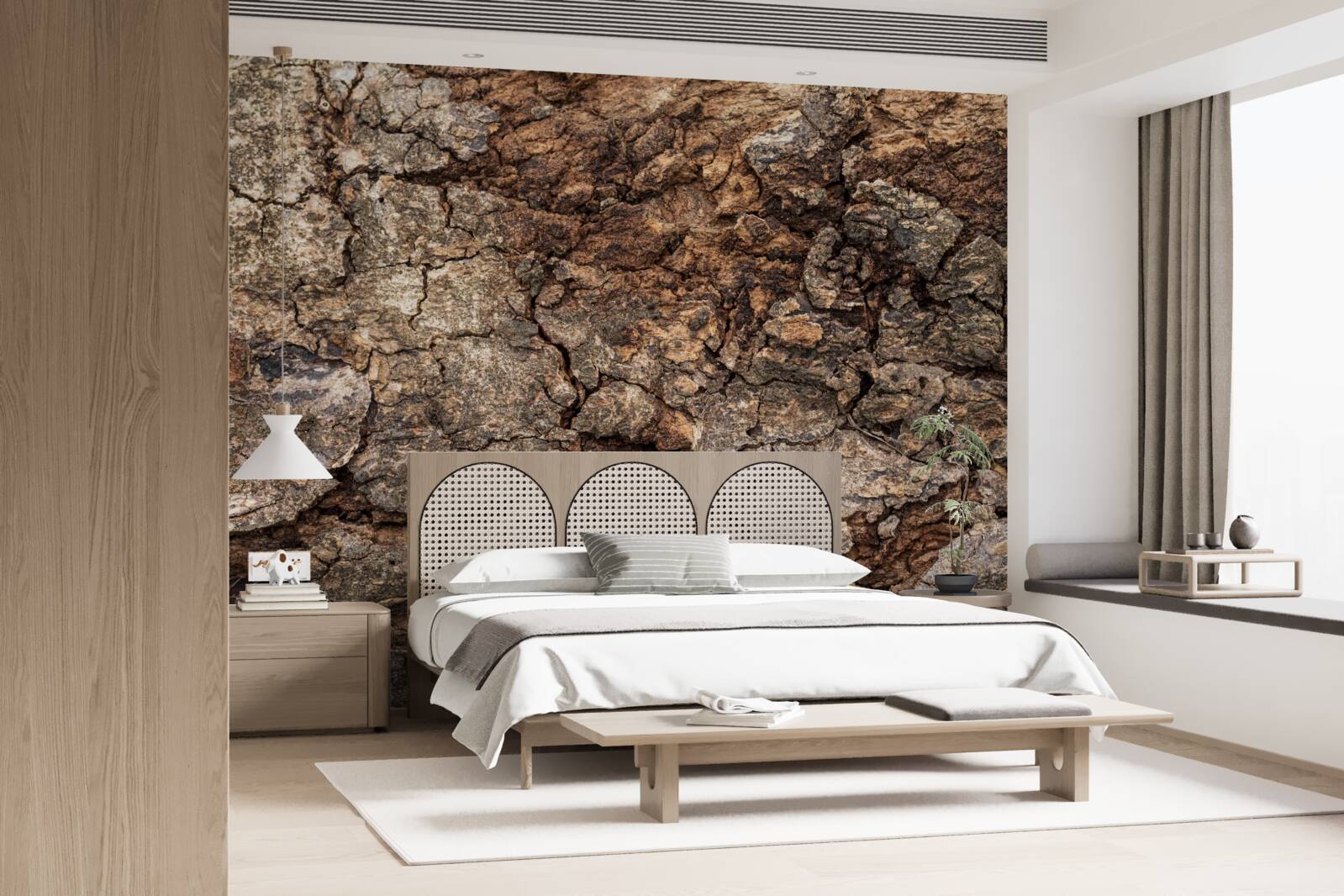 Fotobehang authentieke houten huid