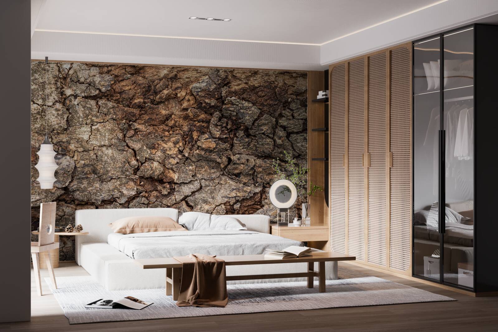 Fotobehang authentieke houten huid