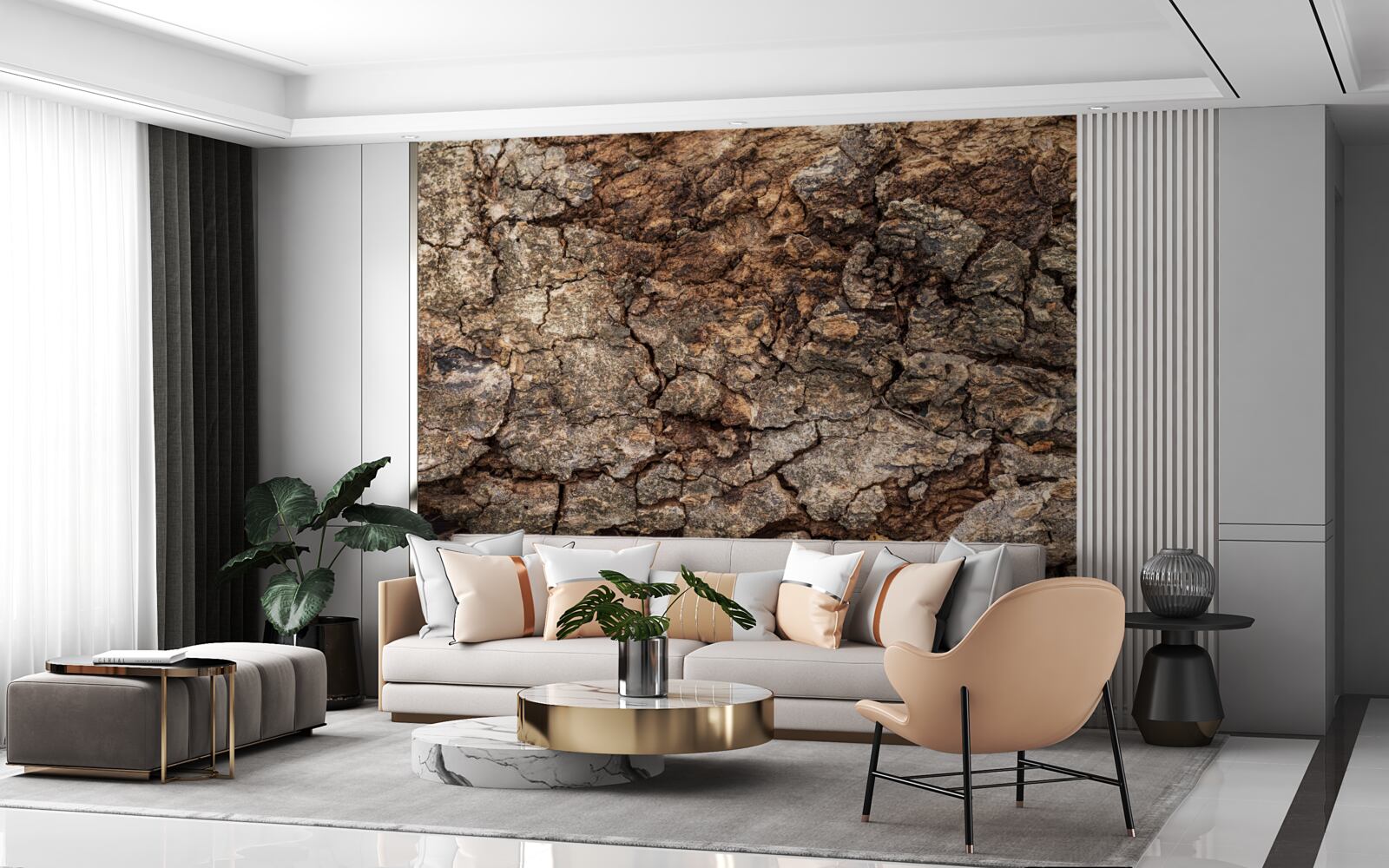 Fotobehang authentieke houten huid