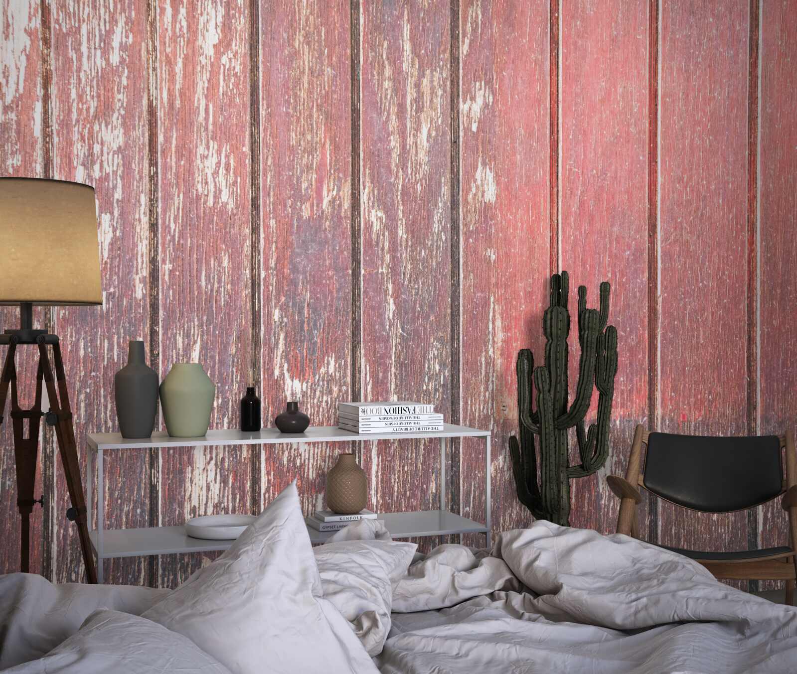 Fotobehang gedetailleerd overzicht van de oude boom