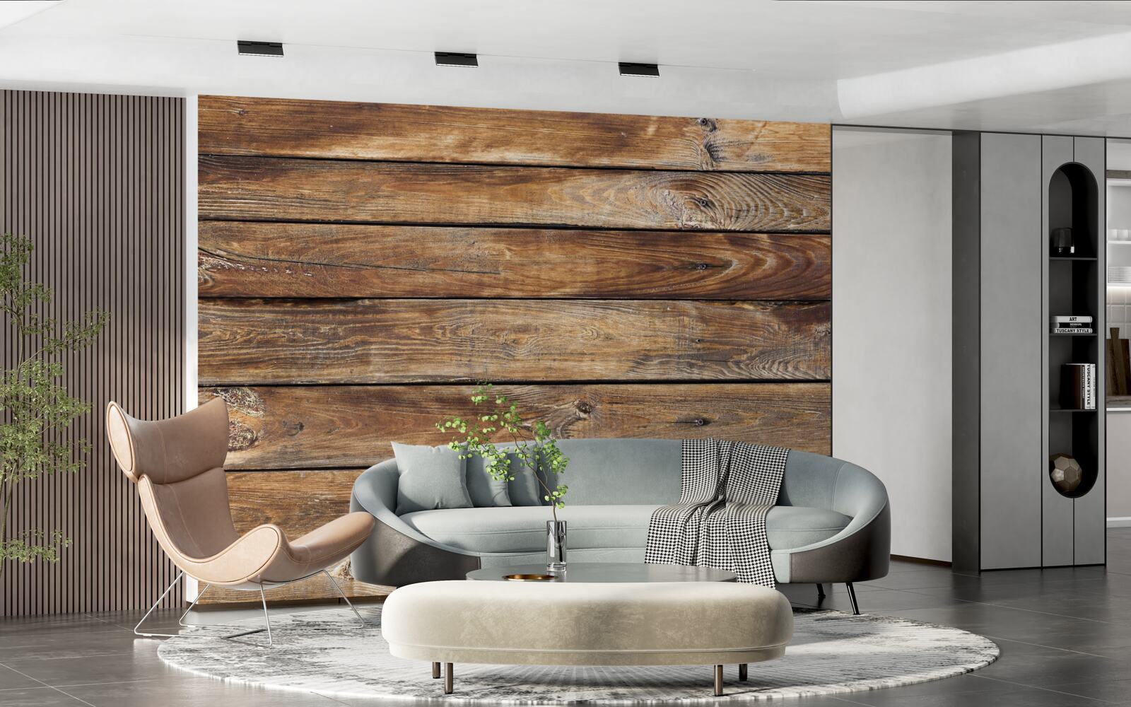 Fotobehang achtergrond, antiek en gemaakt van hout