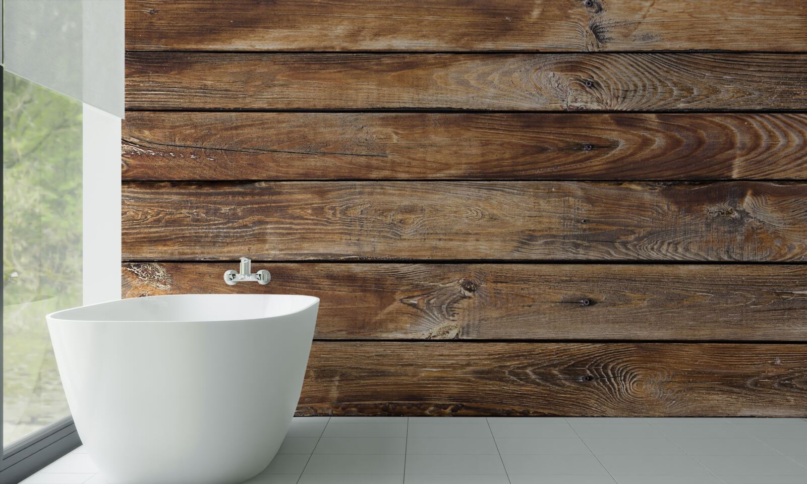 Fotobehang achtergrond, antiek en gemaakt van hout