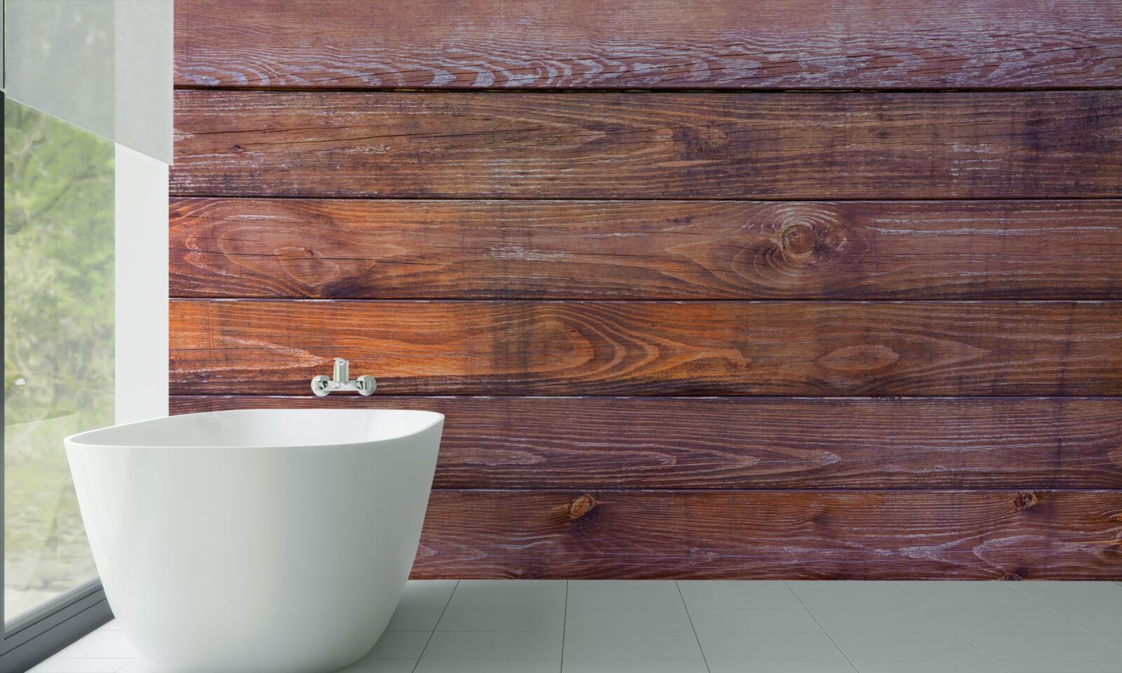 Fotobehang houten plankstructuur