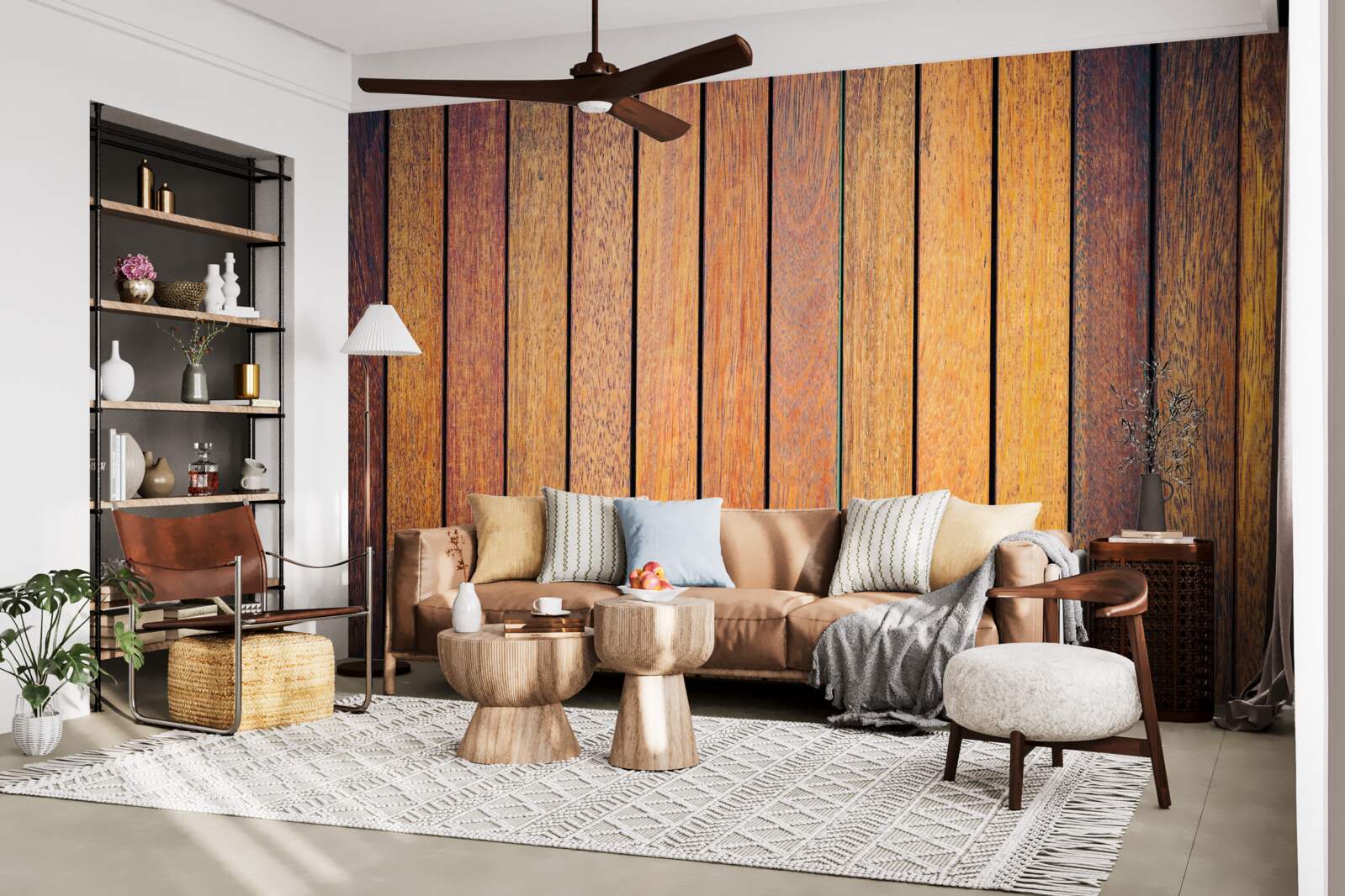 Fotobehang texturen van antiek hout