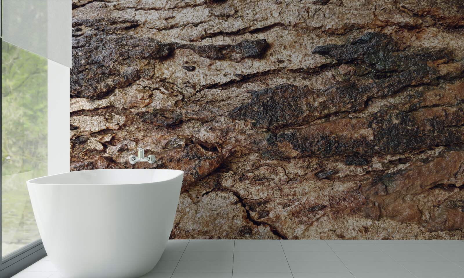 Fotobehang aantrekkelijk natuurlijk leder