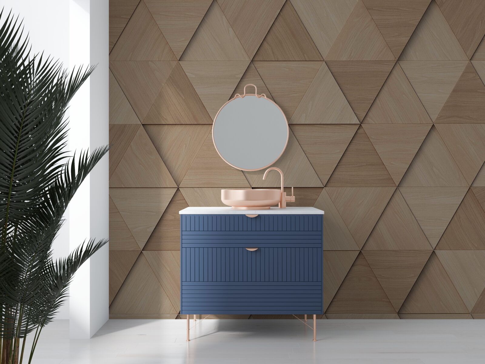 Fotobehang decoratief houten wandpaneel