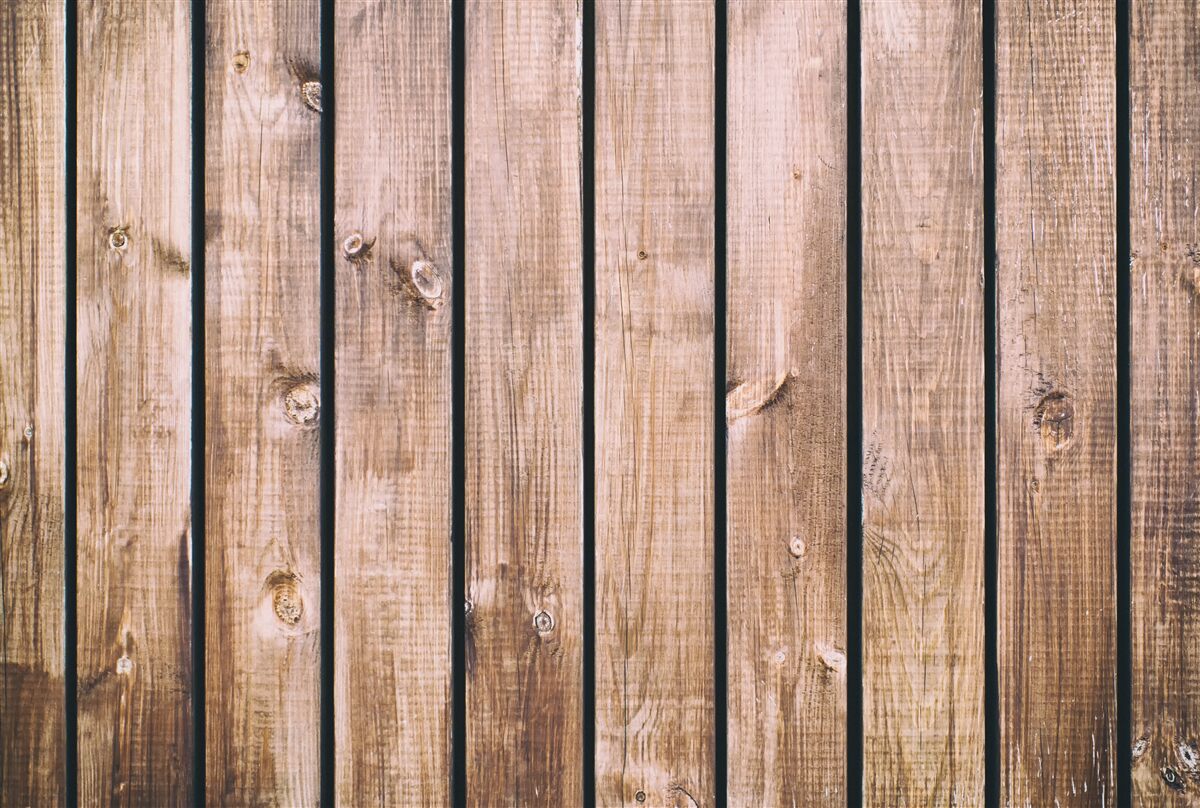 Fotobehang bruin parket