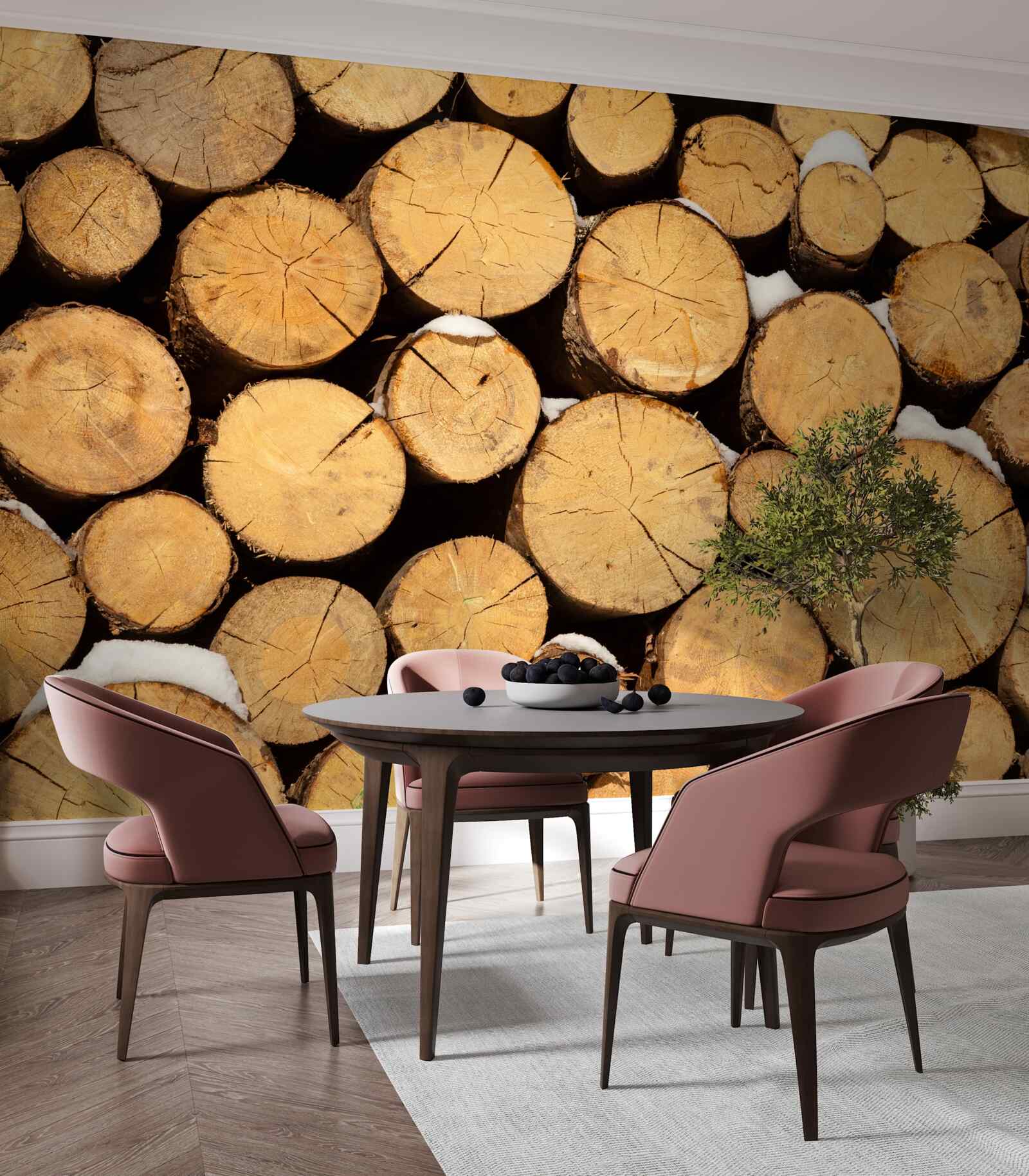 Fotobehang zorgvuldig kappen van bomen