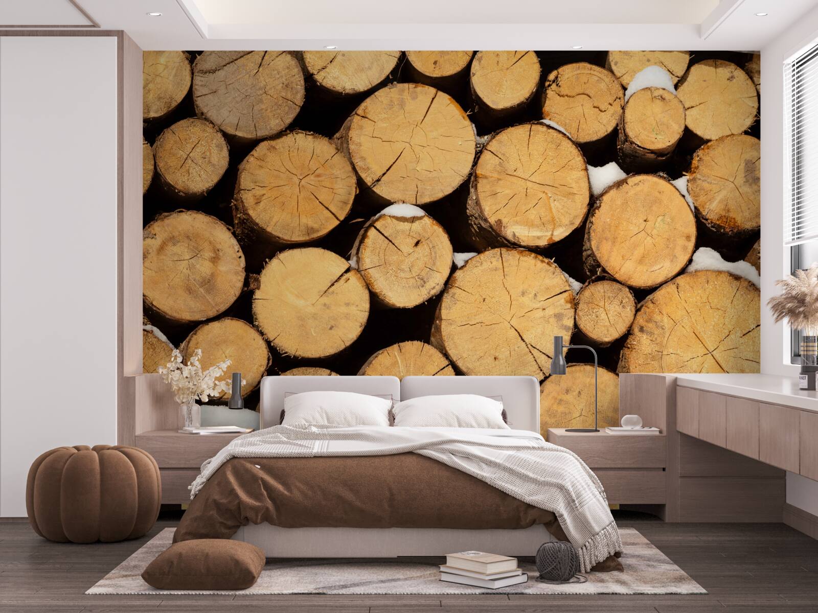 Fotobehang zorgvuldig kappen van bomen