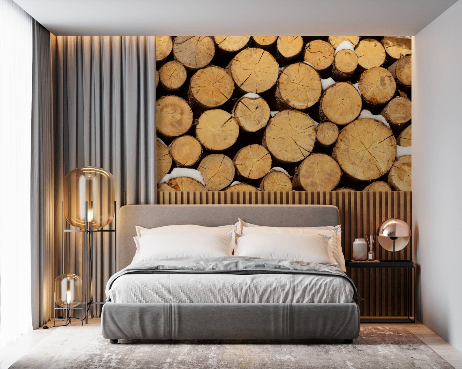 Fotobehang zorgvuldig kappen van bomen