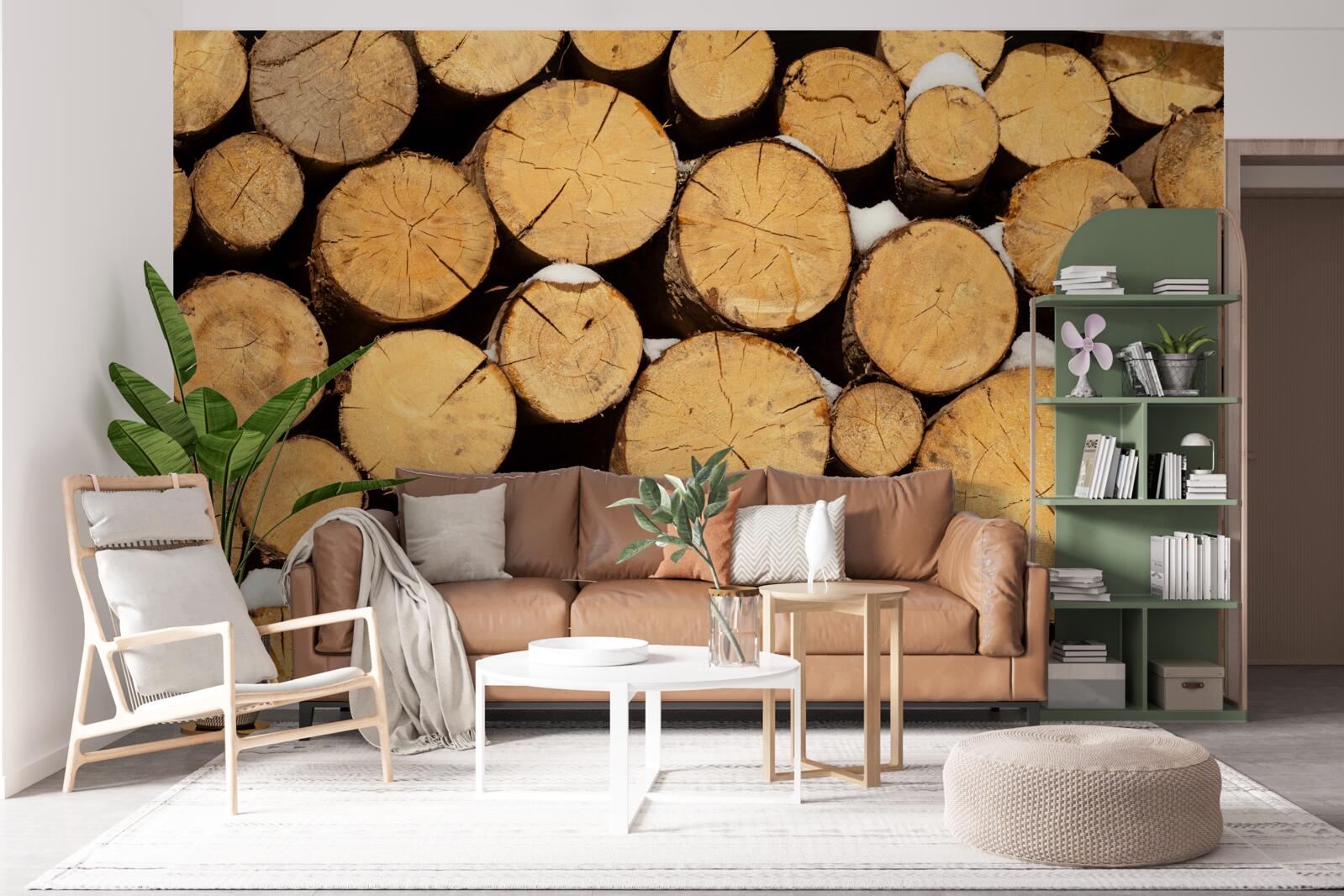 Fotobehang zorgvuldig kappen van bomen