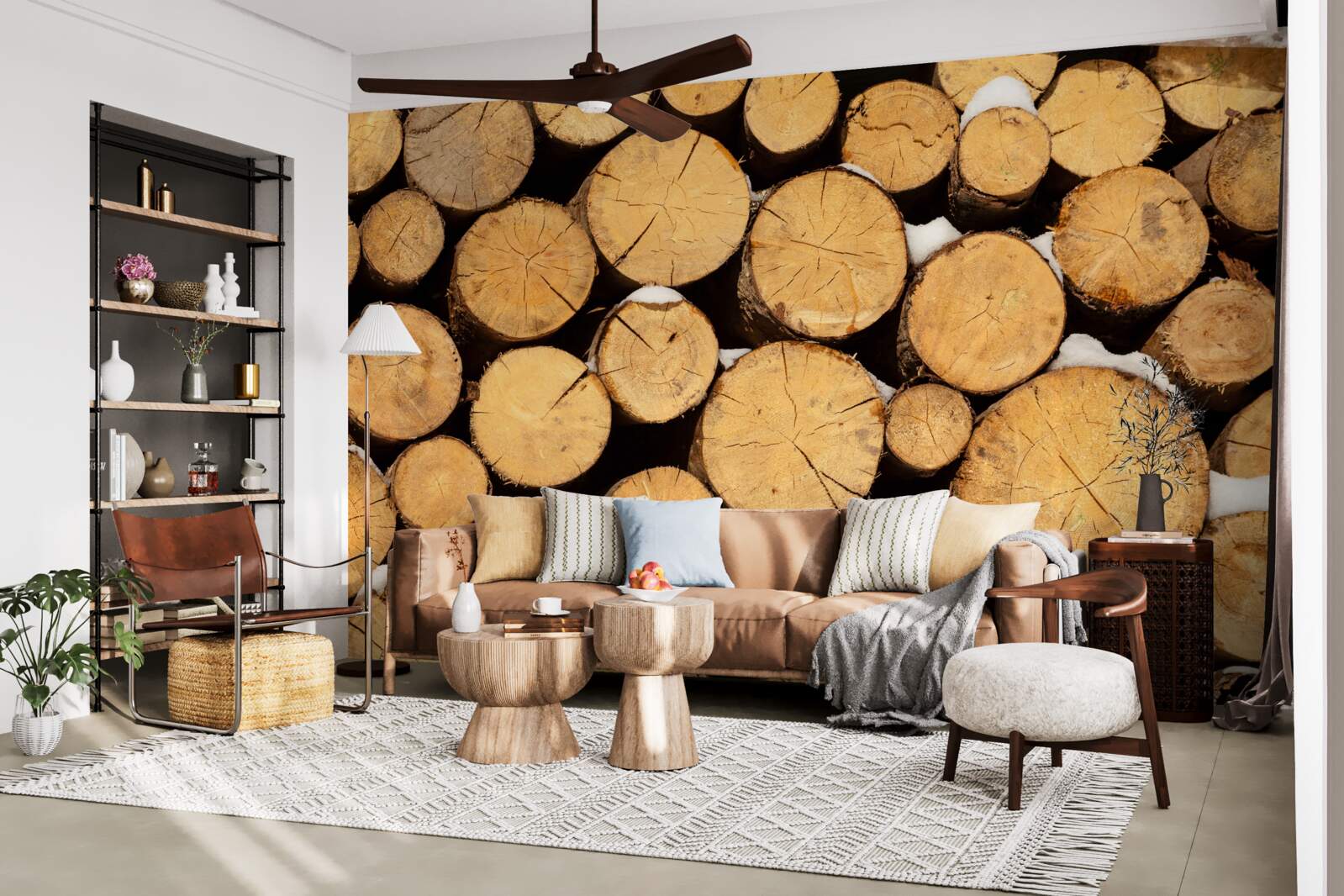 Fotobehang zorgvuldig kappen van bomen