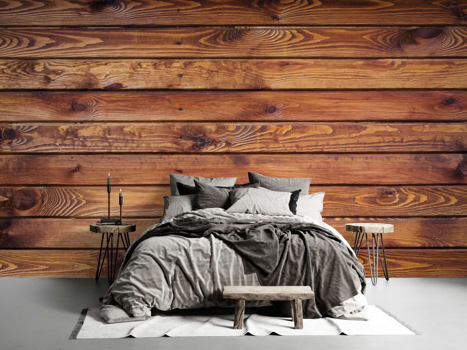 Fotobehang natuurlijke houtstructuur