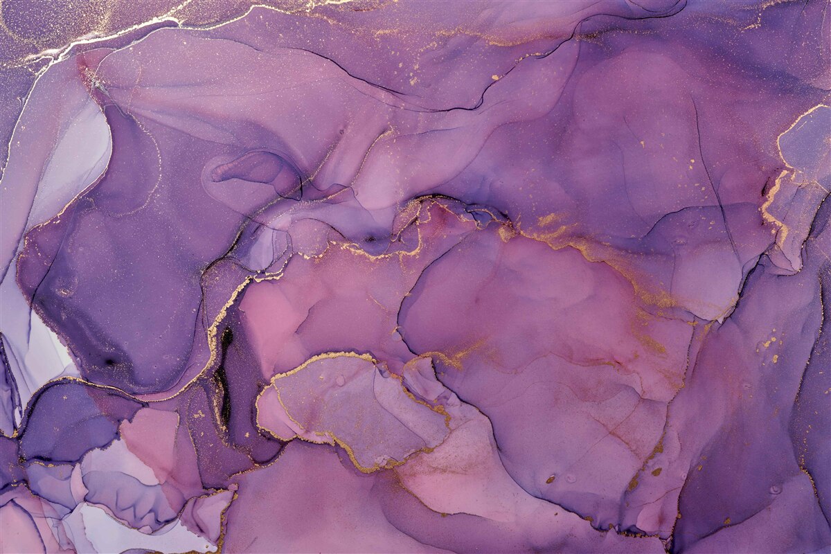 Fotobehang mooie violette highlights