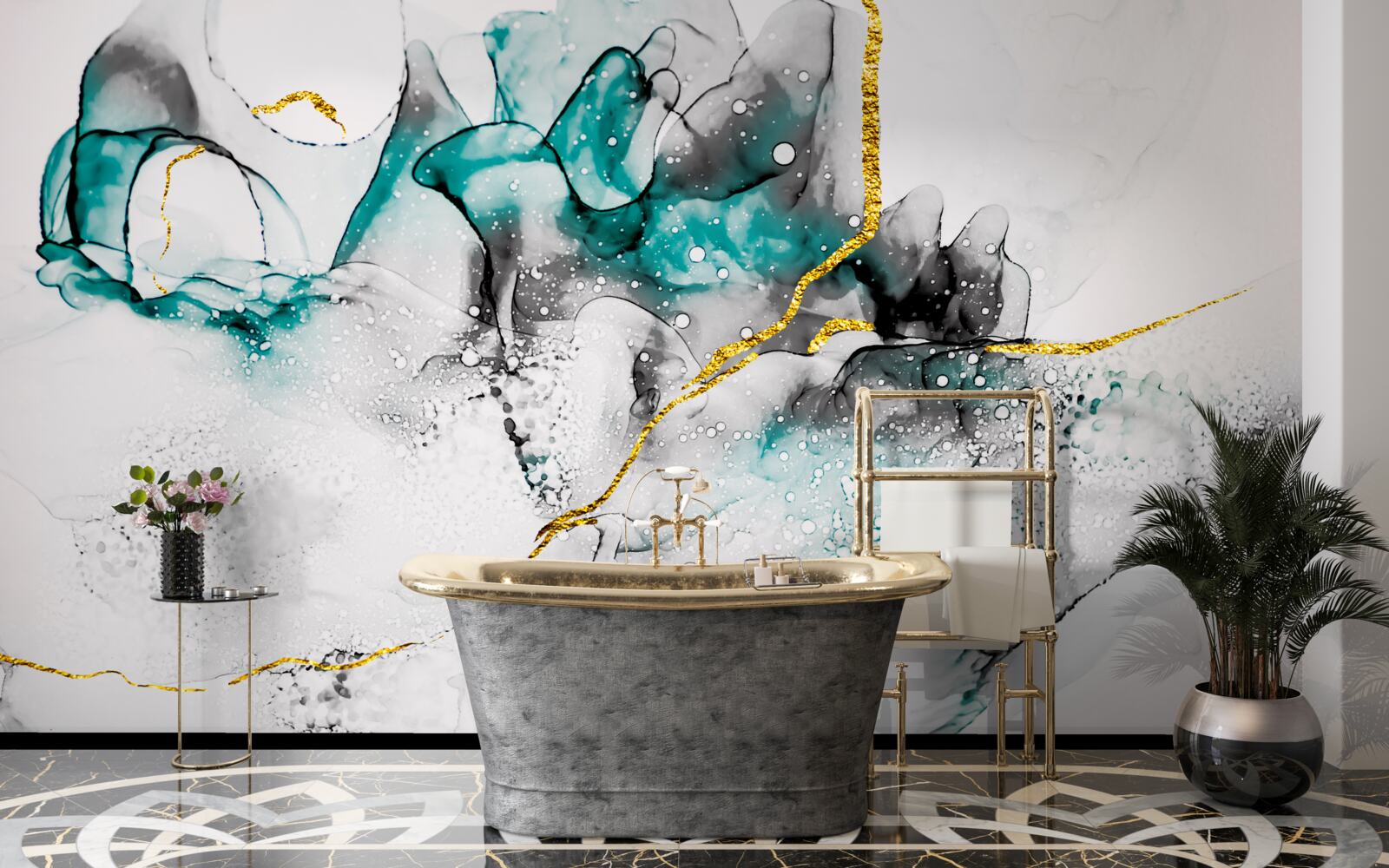 Fotobehang vloeibaar acryl