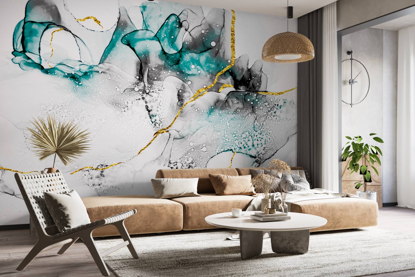 Fotobehang vloeibaar acryl