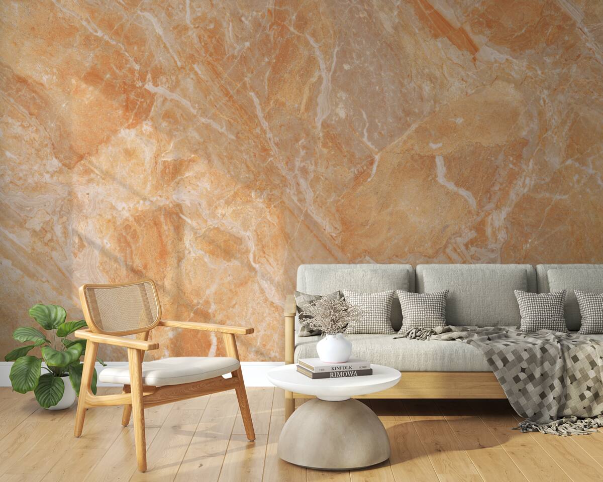 Fotobehang onyx achtergrond in oranje tinten