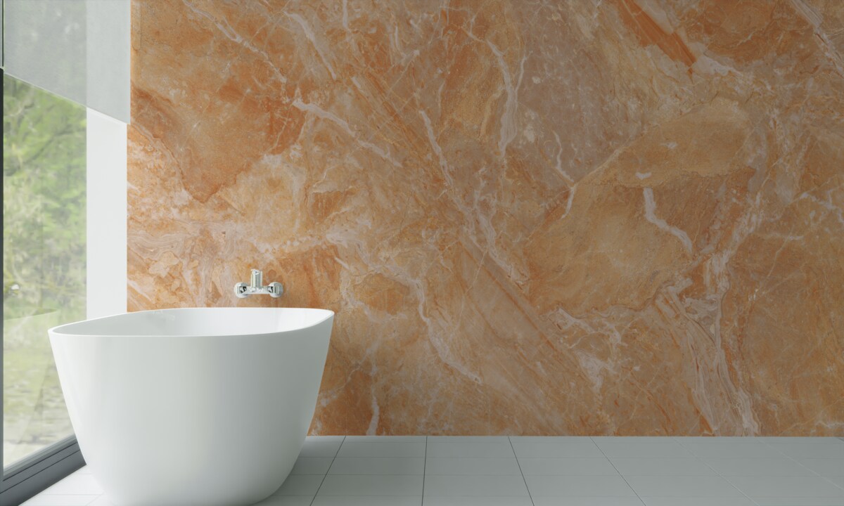 Fotobehang onyx achtergrond in oranje tinten