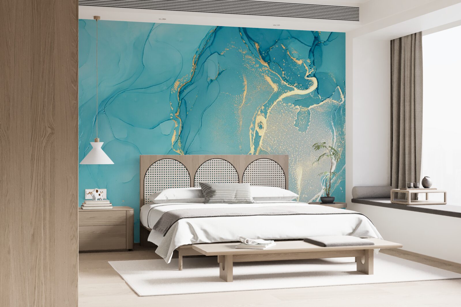 Fotobehang marmer zee achtergrond