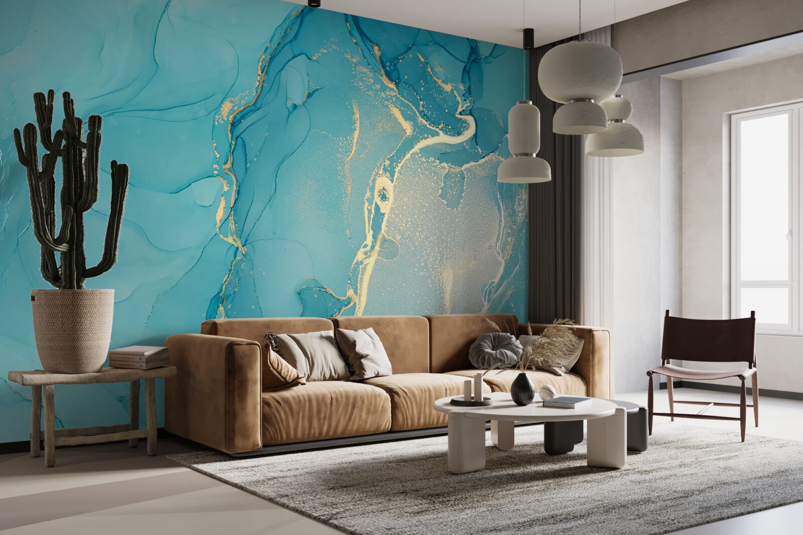 Fotobehang marmer zee achtergrond