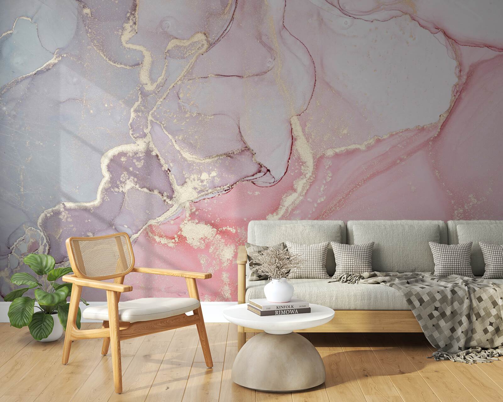 Fotobehang milde alcoholische kleurstoffen