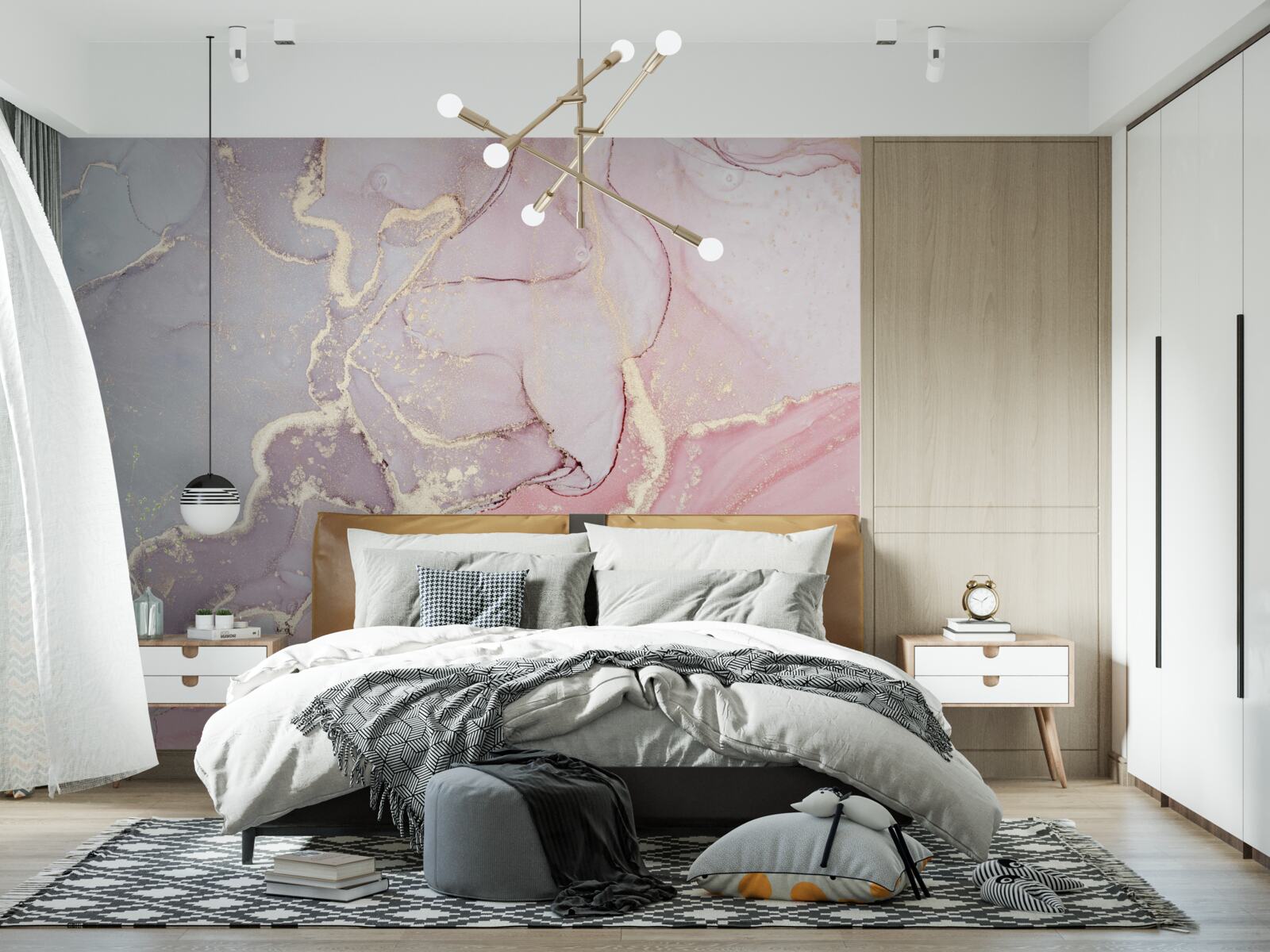 Fotobehang milde alcoholische kleurstoffen