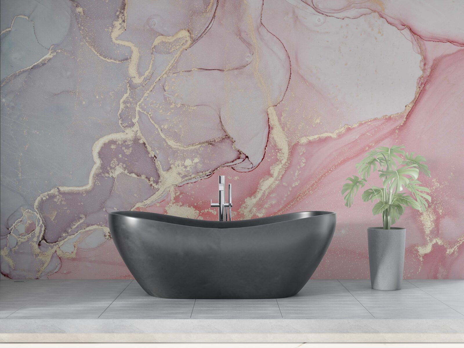 Fotobehang milde alcoholische kleurstoffen