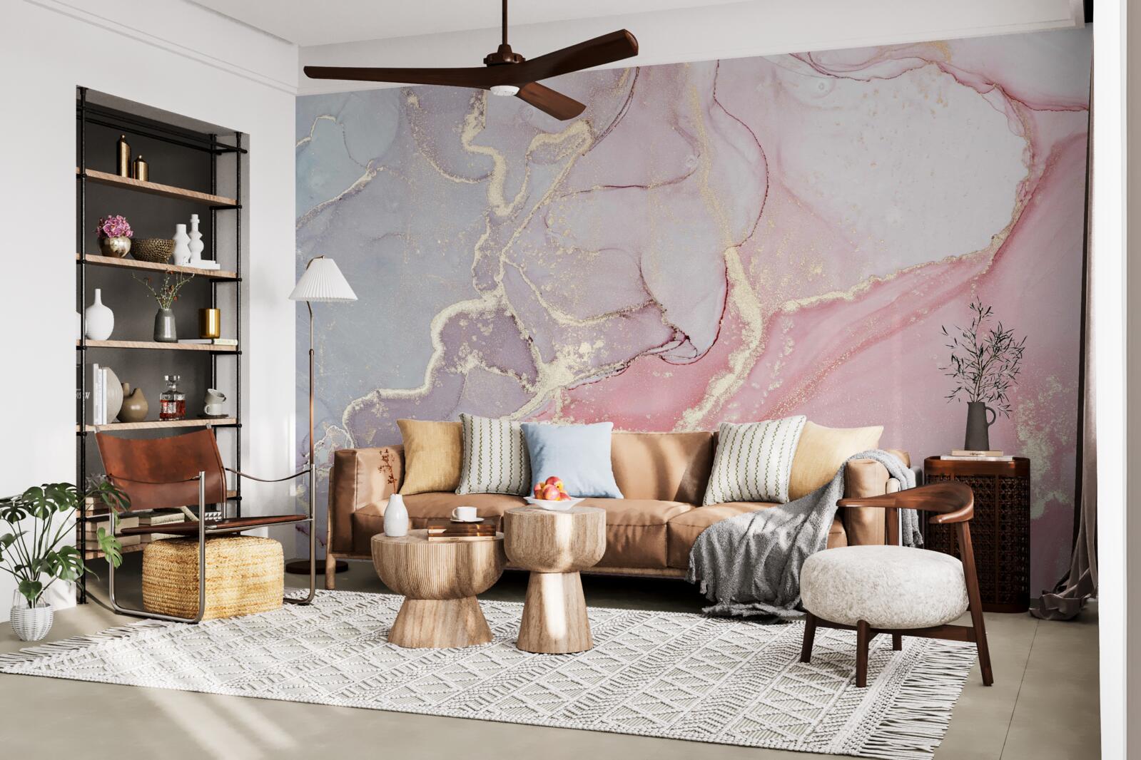 Fotobehang milde alcoholische kleurstoffen