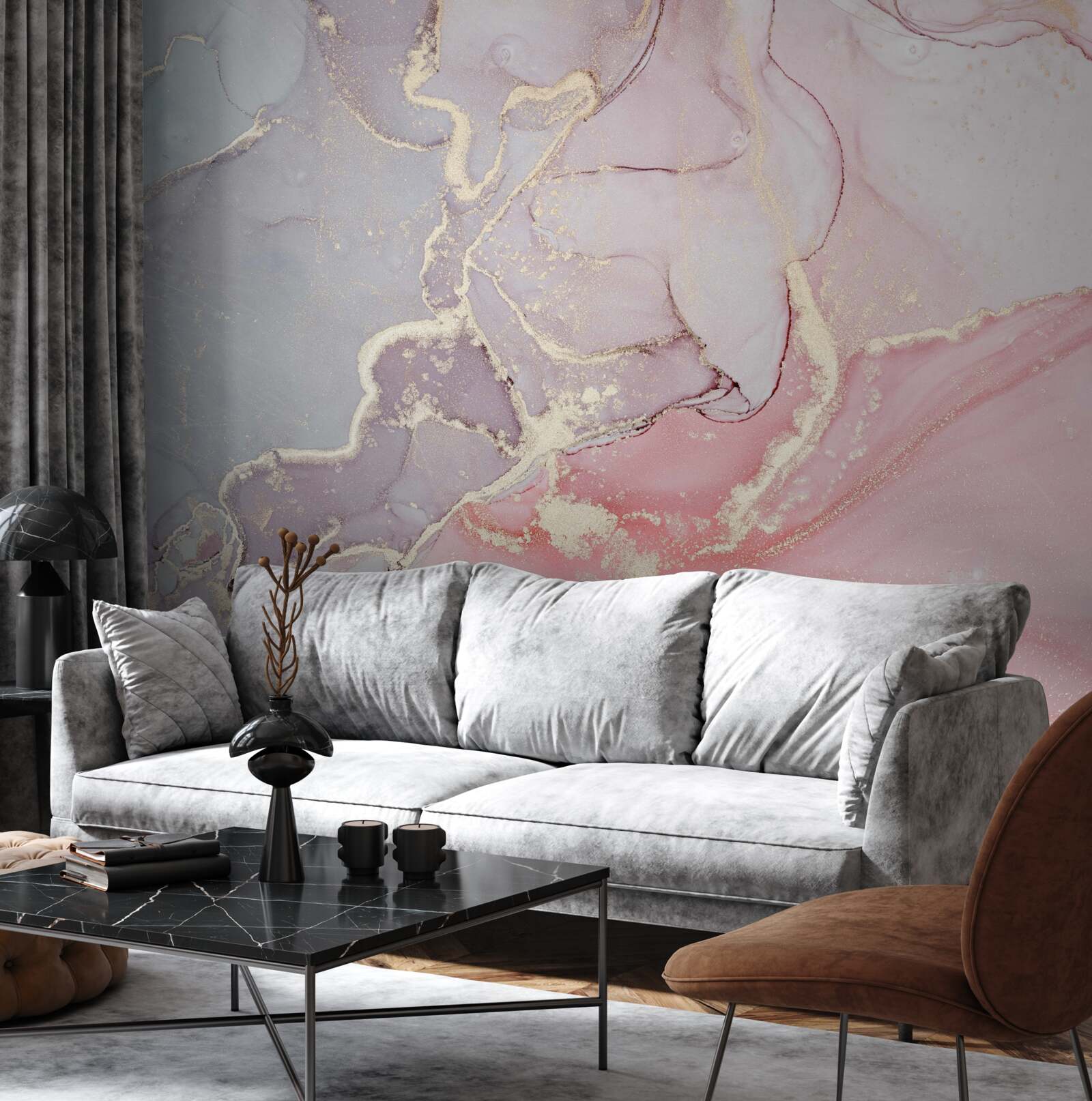 Fotobehang milde alcoholische kleurstoffen