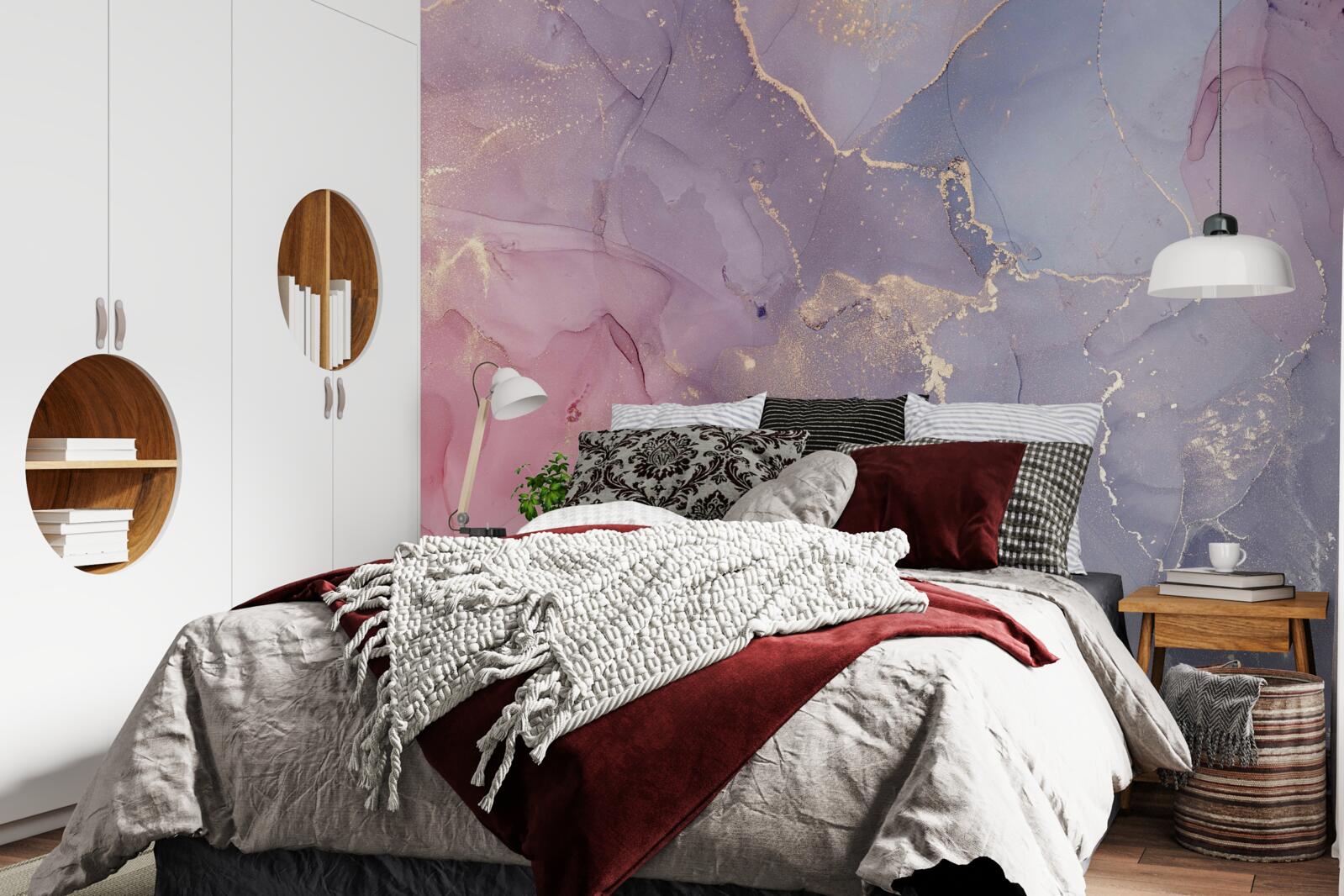 Fotobehang achtergrond in pastelkleuren van acryl