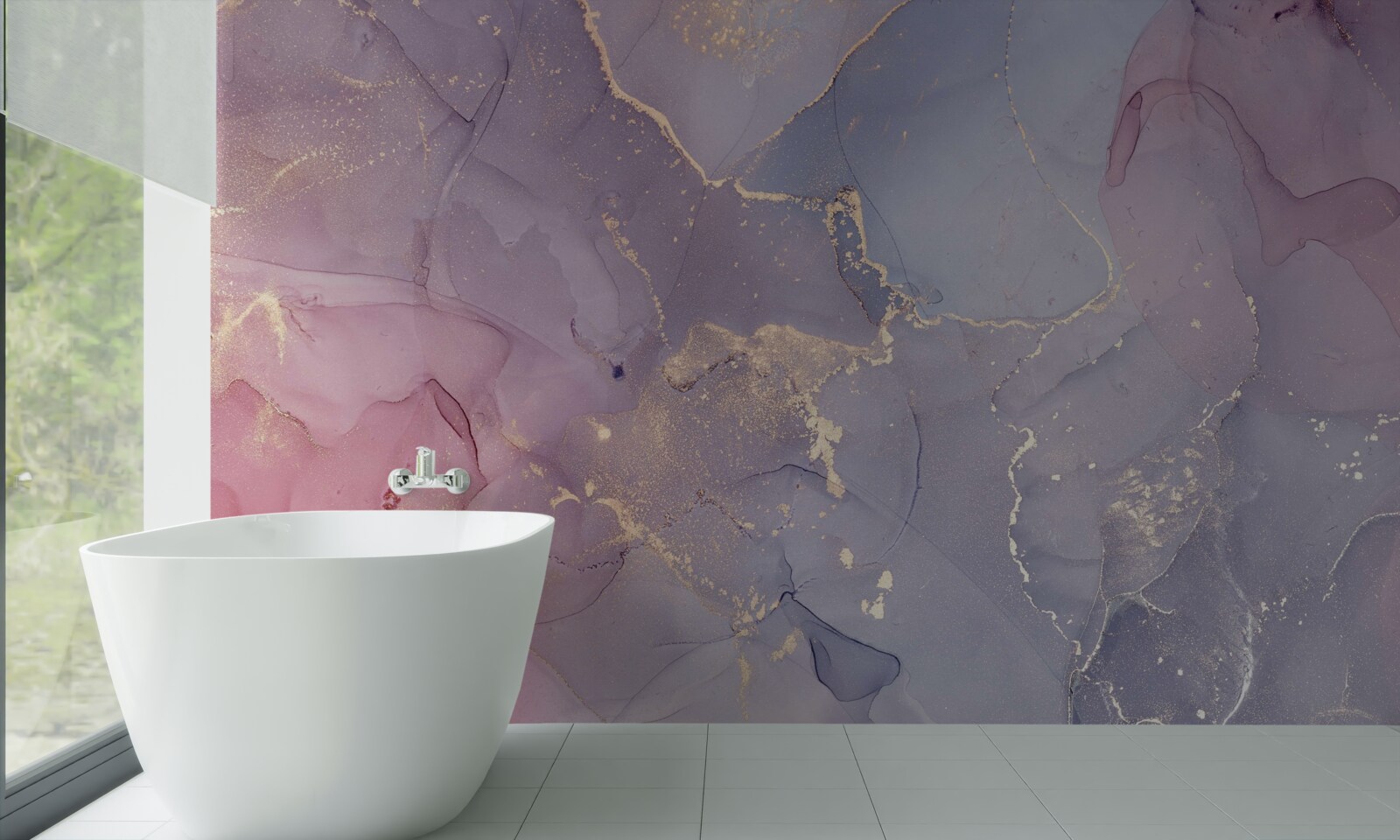 Fotobehang achtergrond in pastelkleuren van acryl