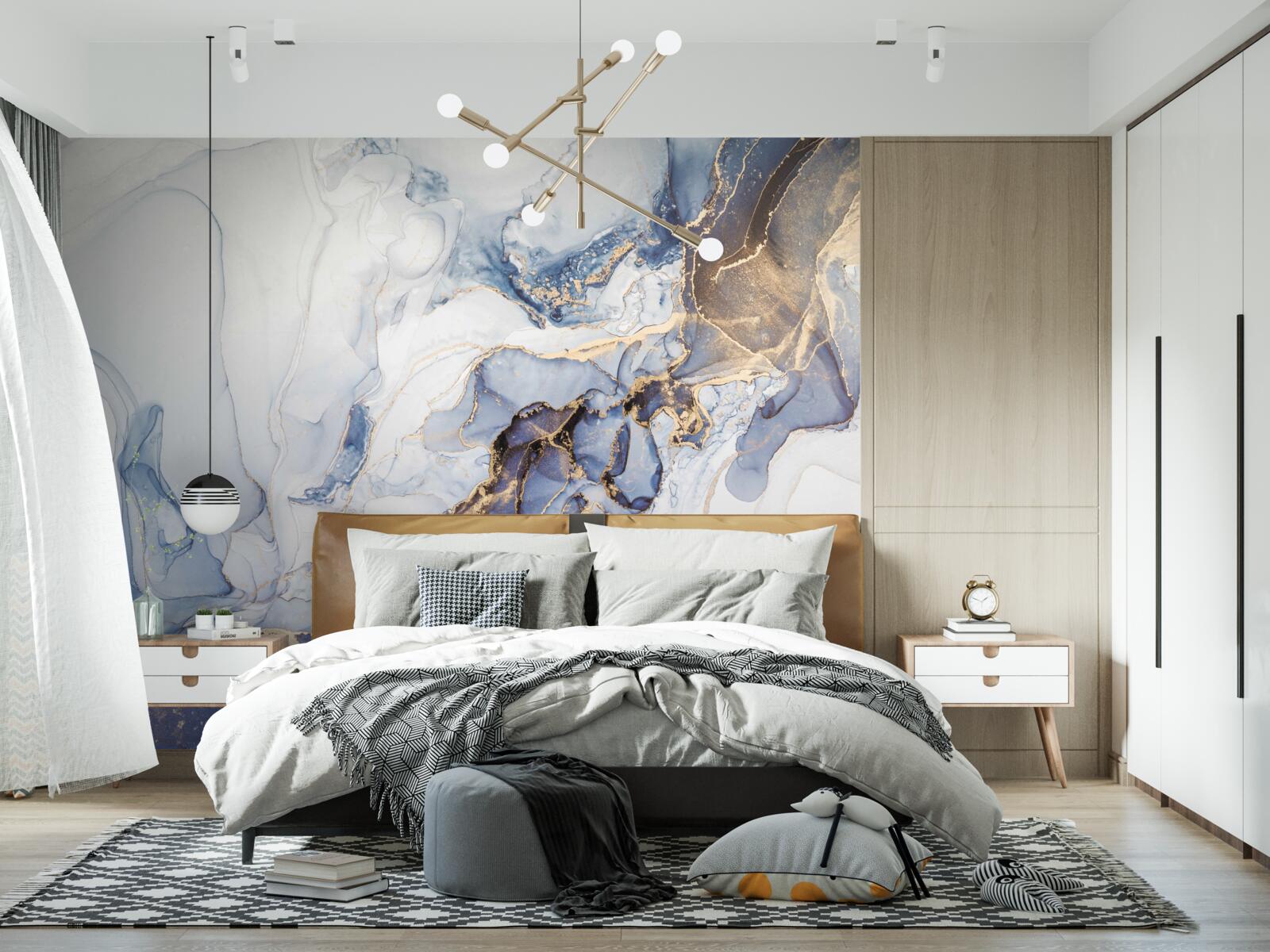 Fotobehang hemel marmeren achtergrond