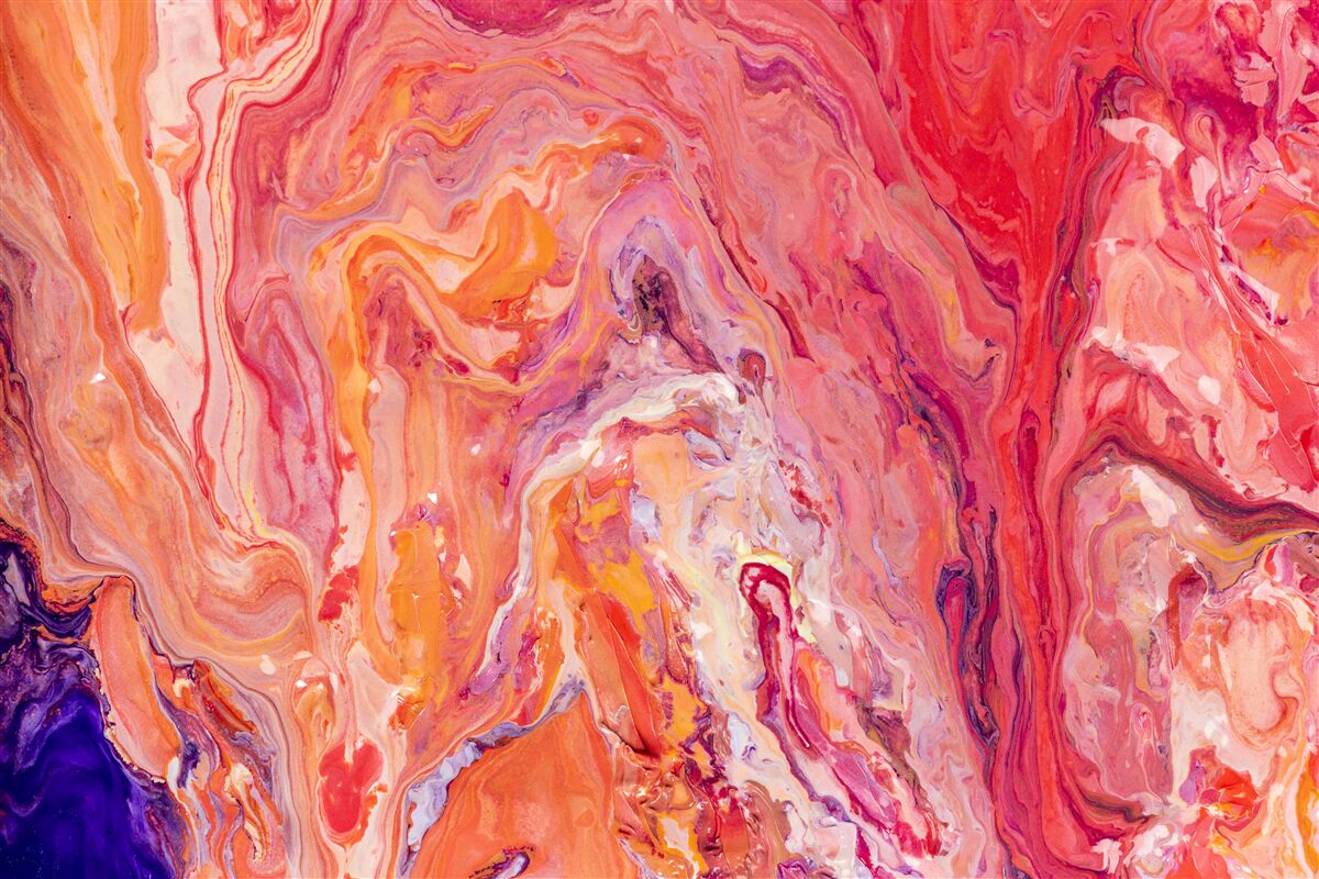 Fotobehang kleurverloop stromen