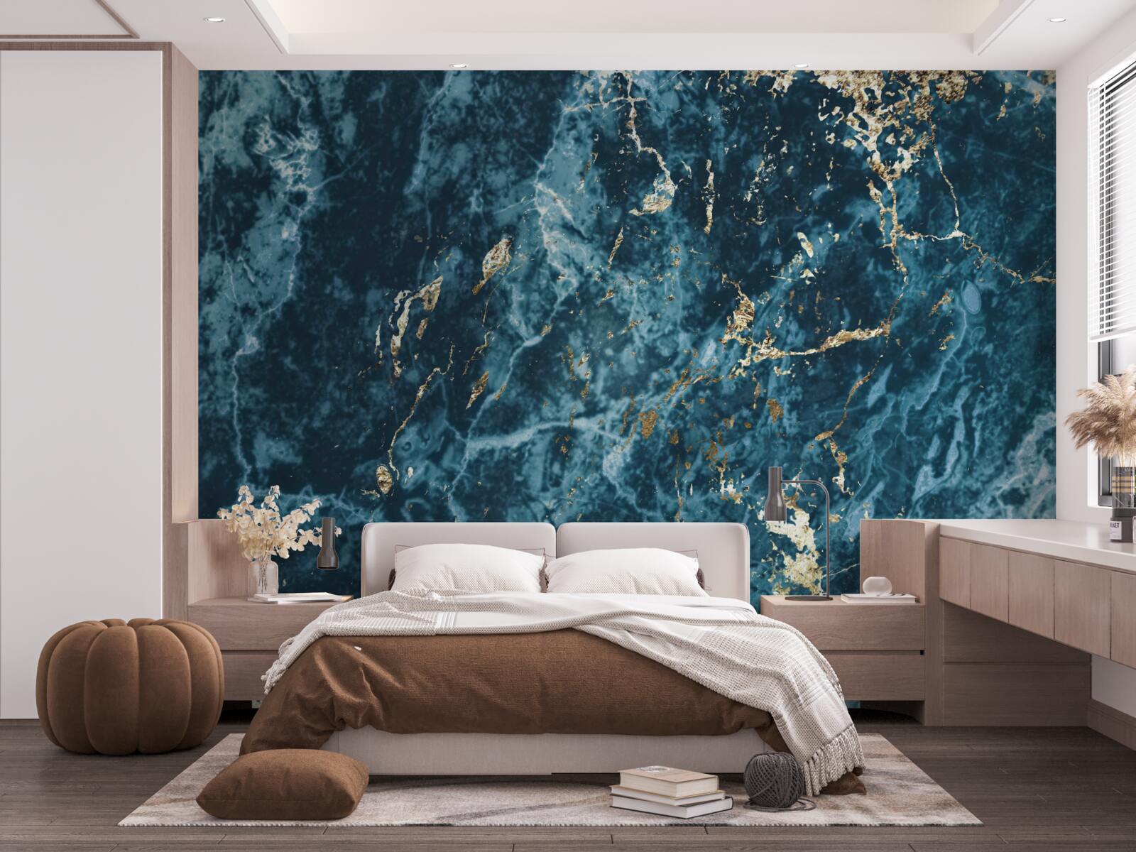 Fotobehang malachiet abstracte achtergrond