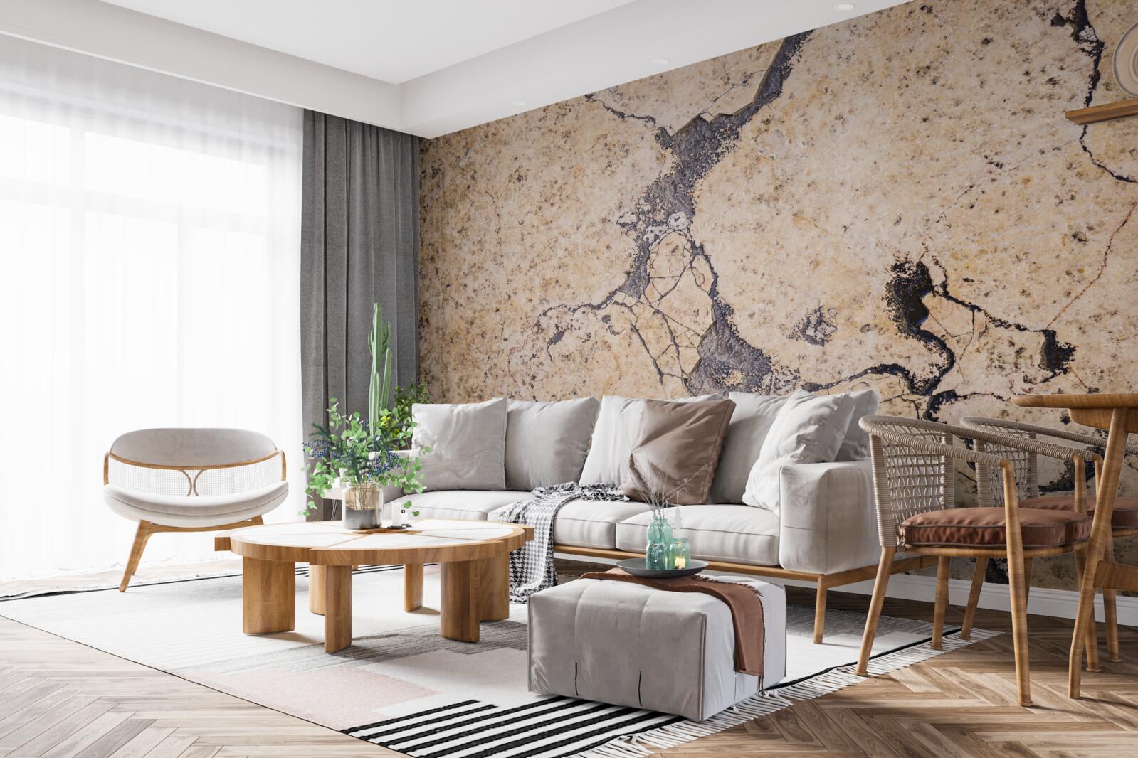 Fotobehang vintage abstractie van zand