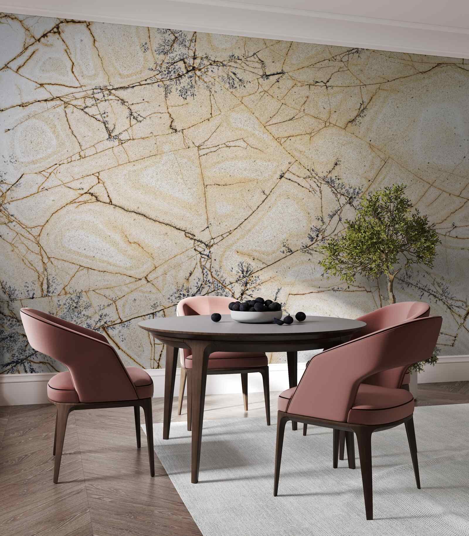 Fotobehang de schoonheid van licht kwartsiet