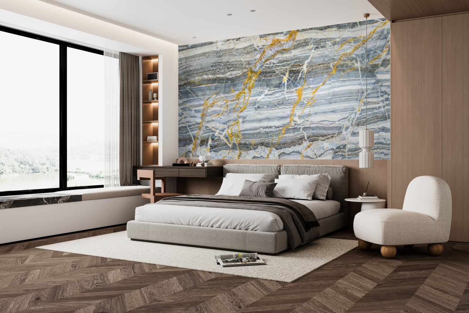 Fotobehang onyx marmer