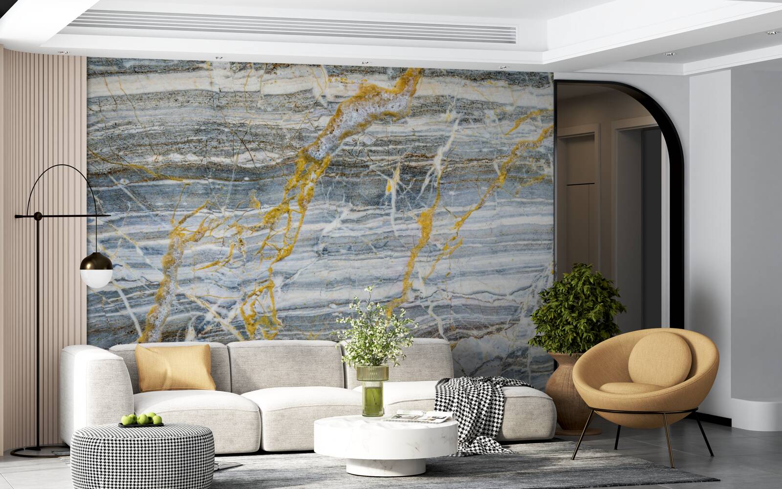 Fotobehang onyx marmer