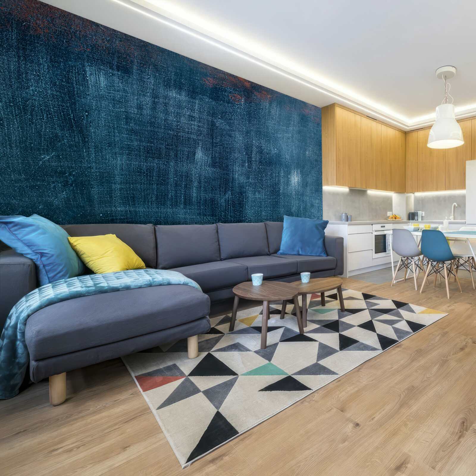 Fotobehang water met abstracte koude