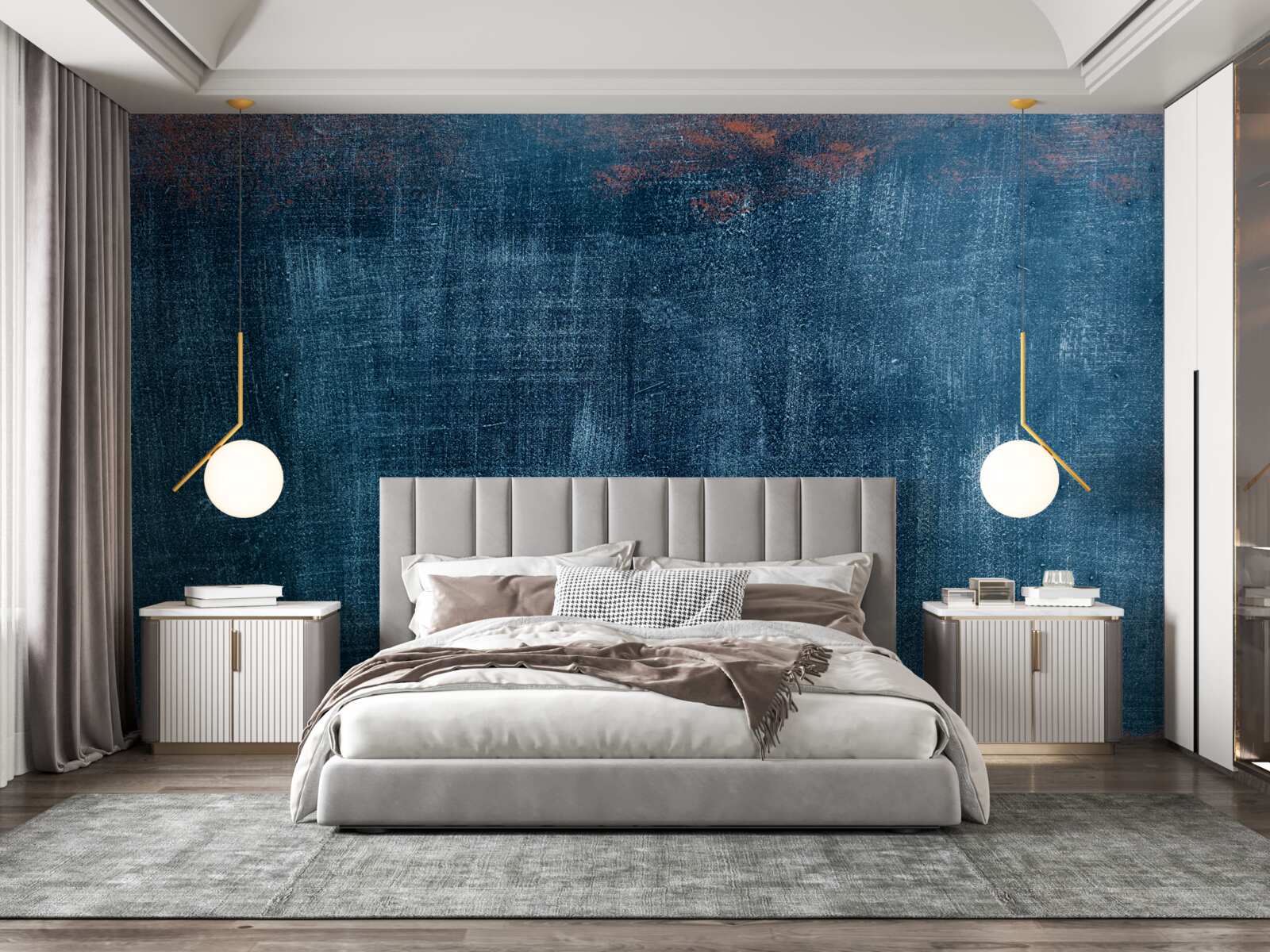 Fotobehang water met abstracte koude