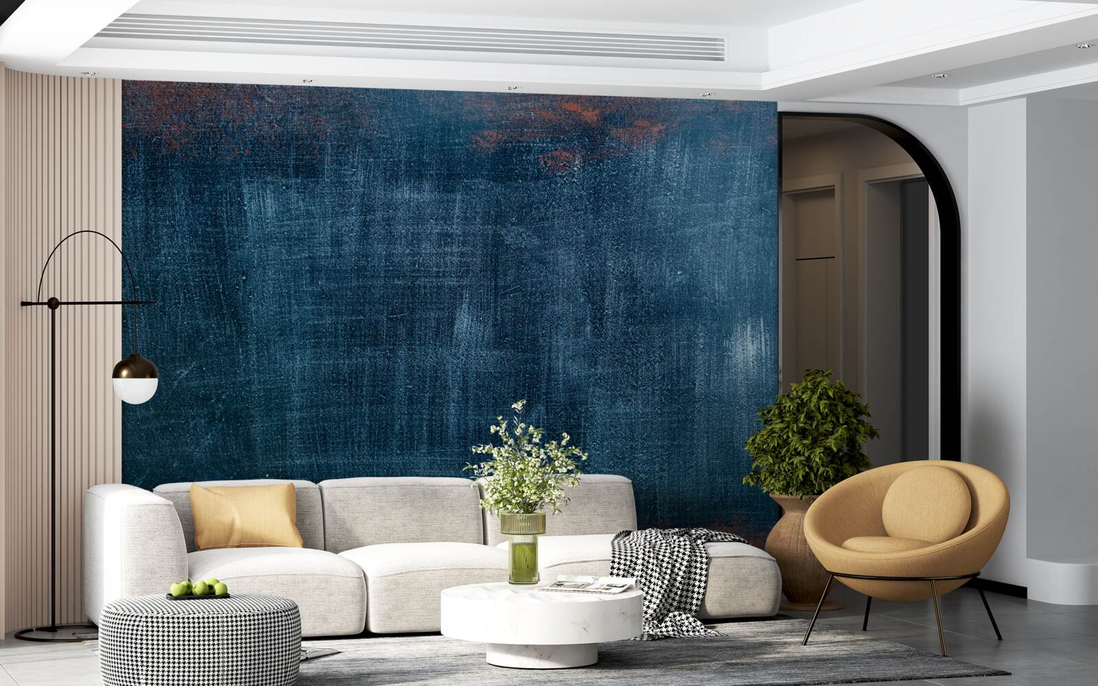 Fotobehang water met abstracte koude